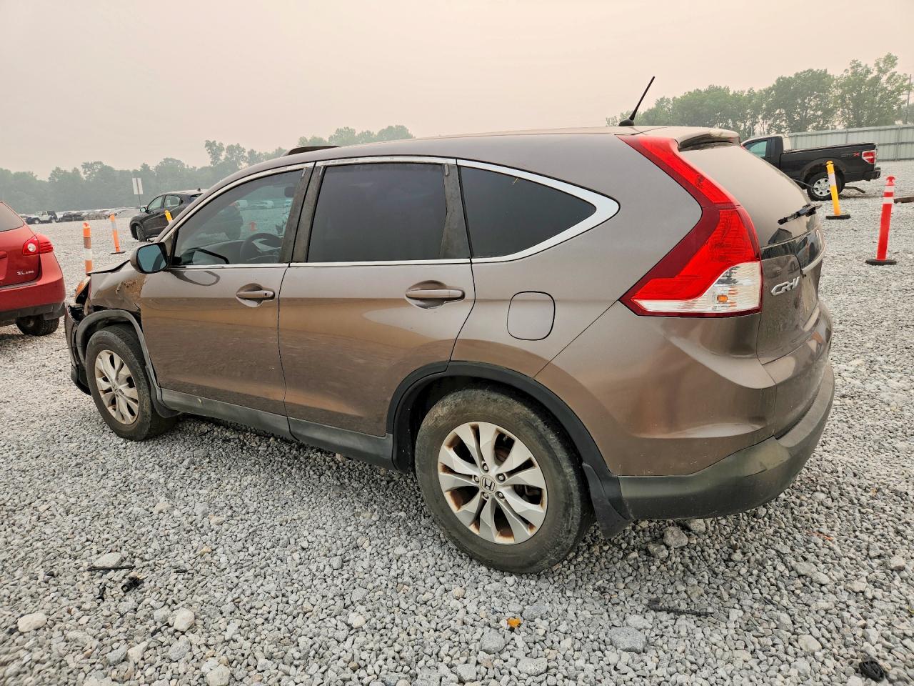 2012 Honda Cr-v Ex Gray vin: 5J6RM4H5XCL047522