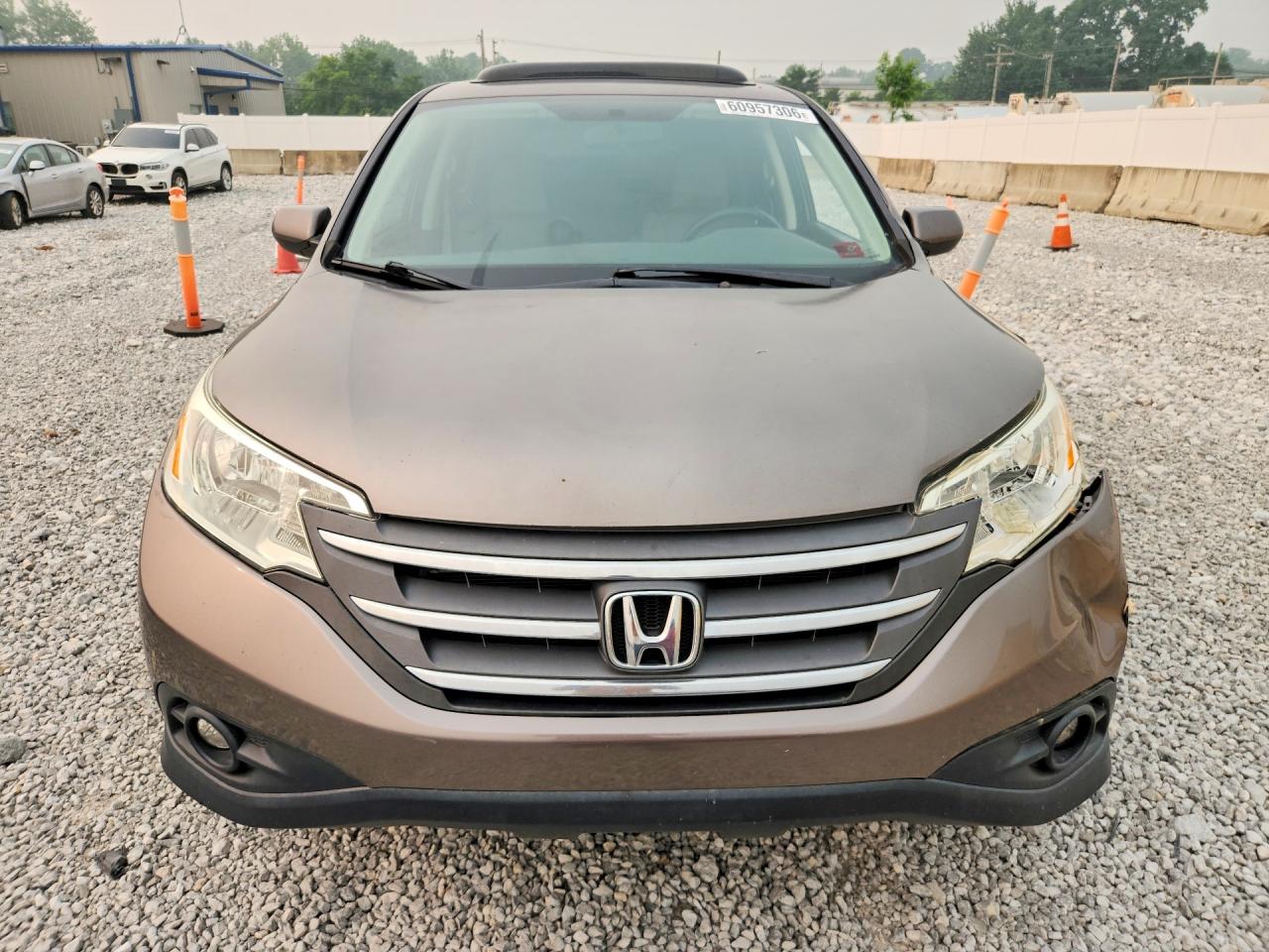 2012 Honda Cr-v Ex Gray vin: 5J6RM4H5XCL047522
