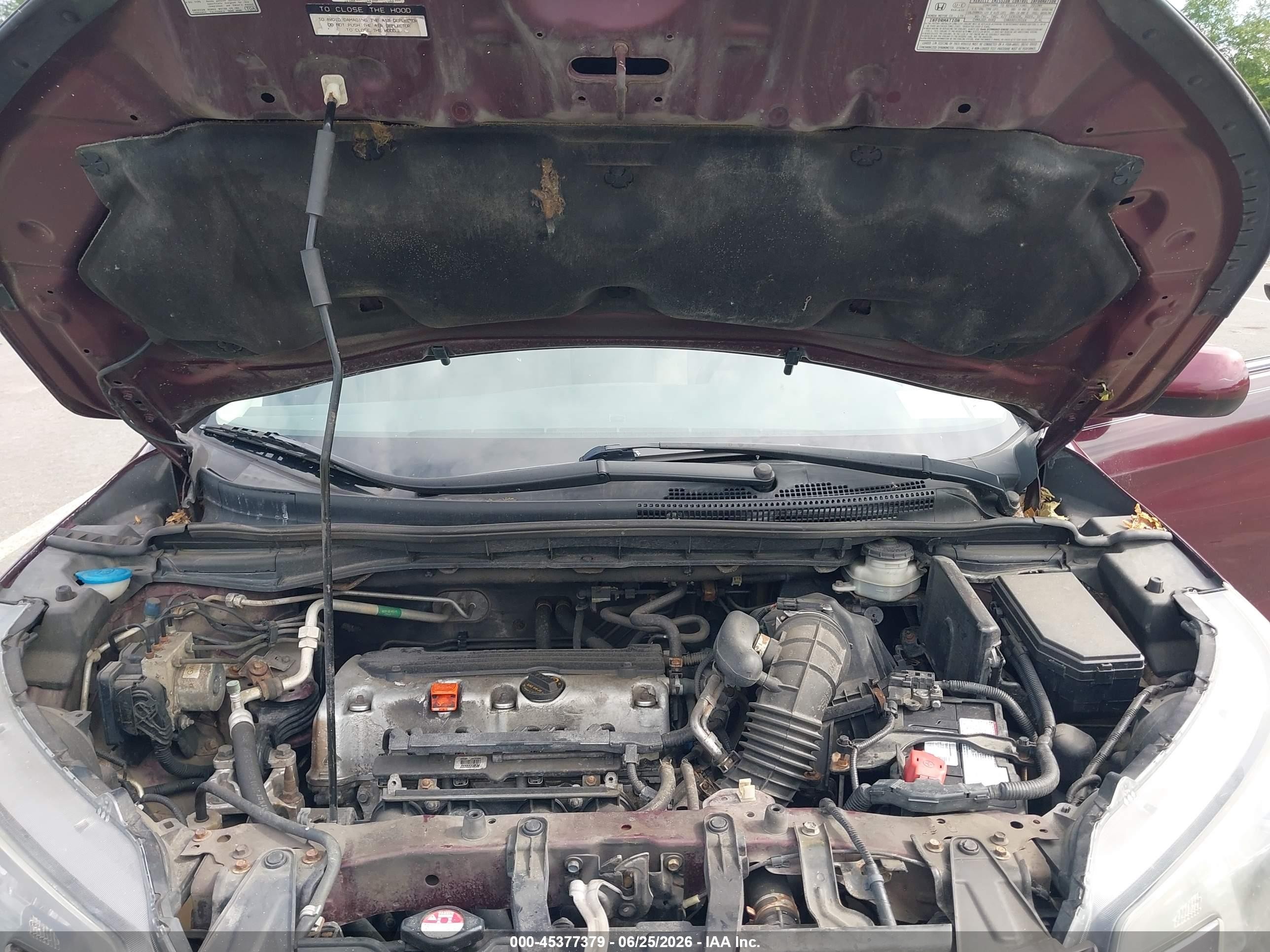 2012 Honda Cr-v Ex Maroon vin: 5J6RM4H5XCL066460