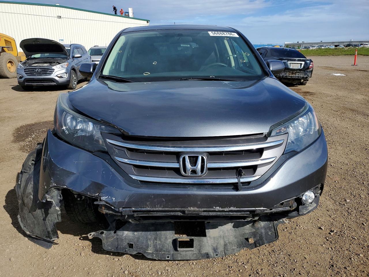 2012 Honda Cr-v Ex Gray vin: 5J6RM4H5XCL800353