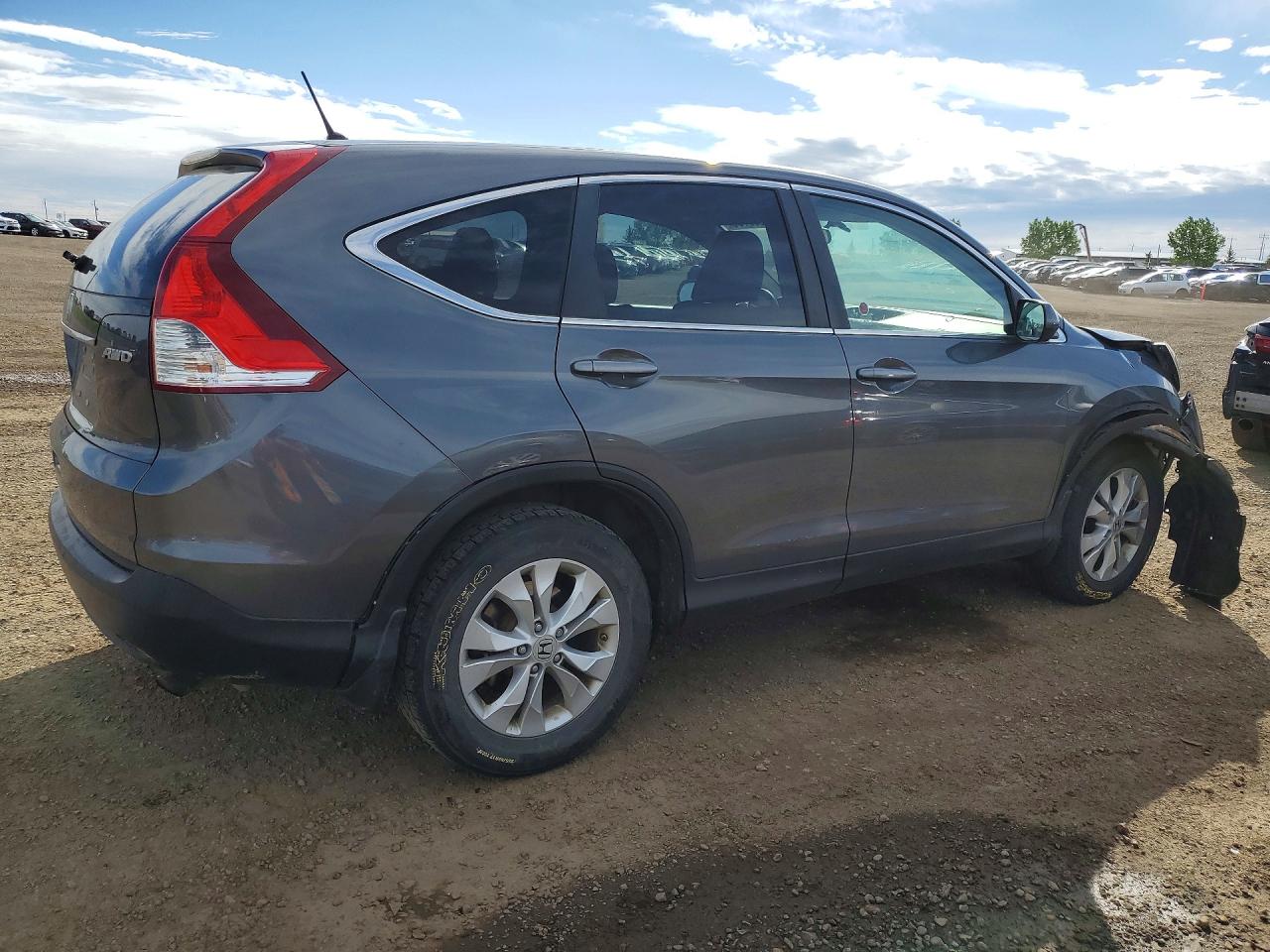 2012 Honda Cr-v Ex Gray vin: 5J6RM4H5XCL800353