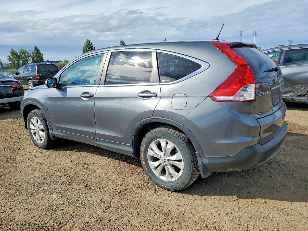 2012 Honda Cr-v Ex Gray vin: 5J6RM4H5XCL800353
