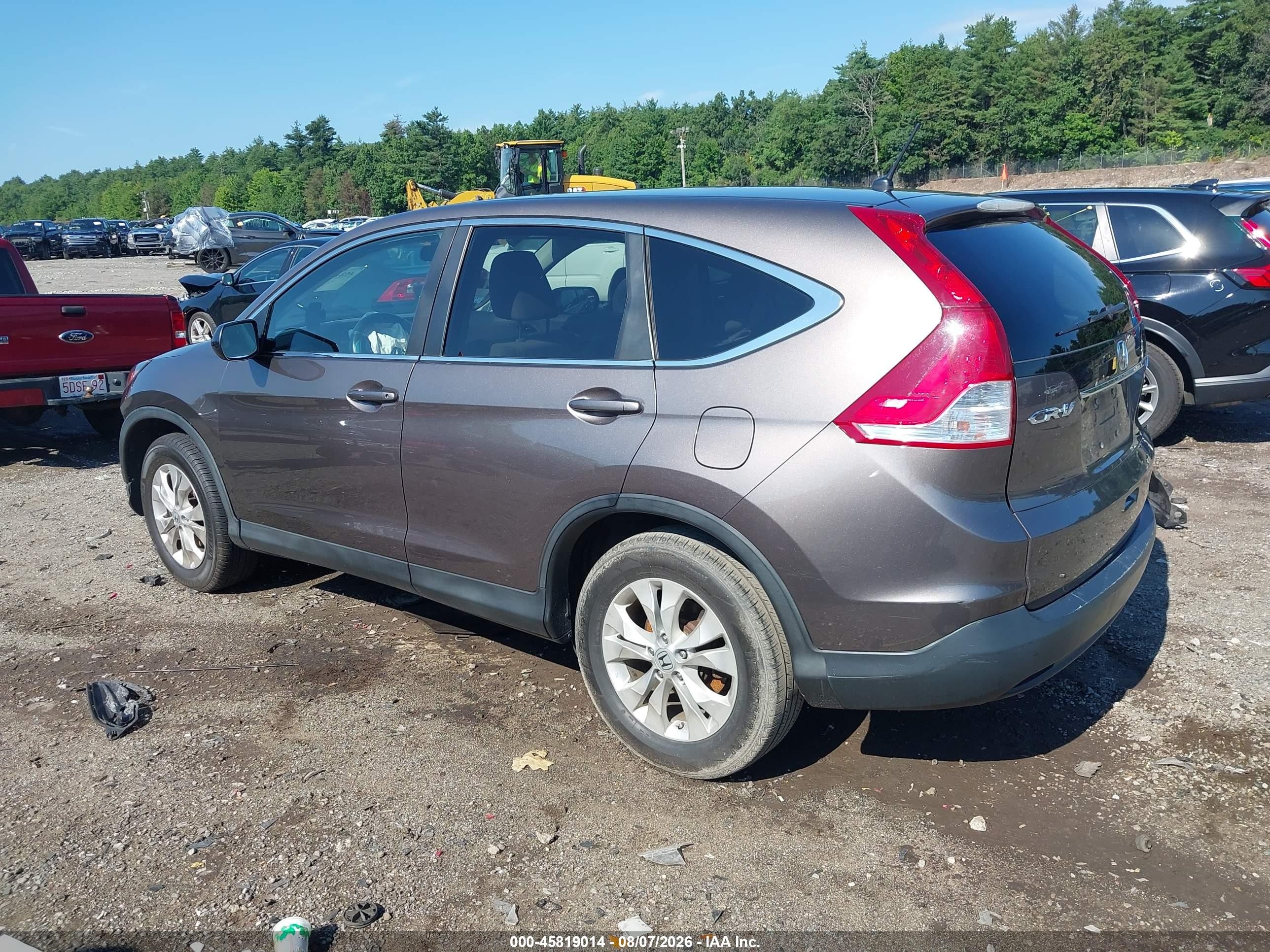 2013 Honda Cr-v Ex Brown vin: 5J6RM4H5XDL019737