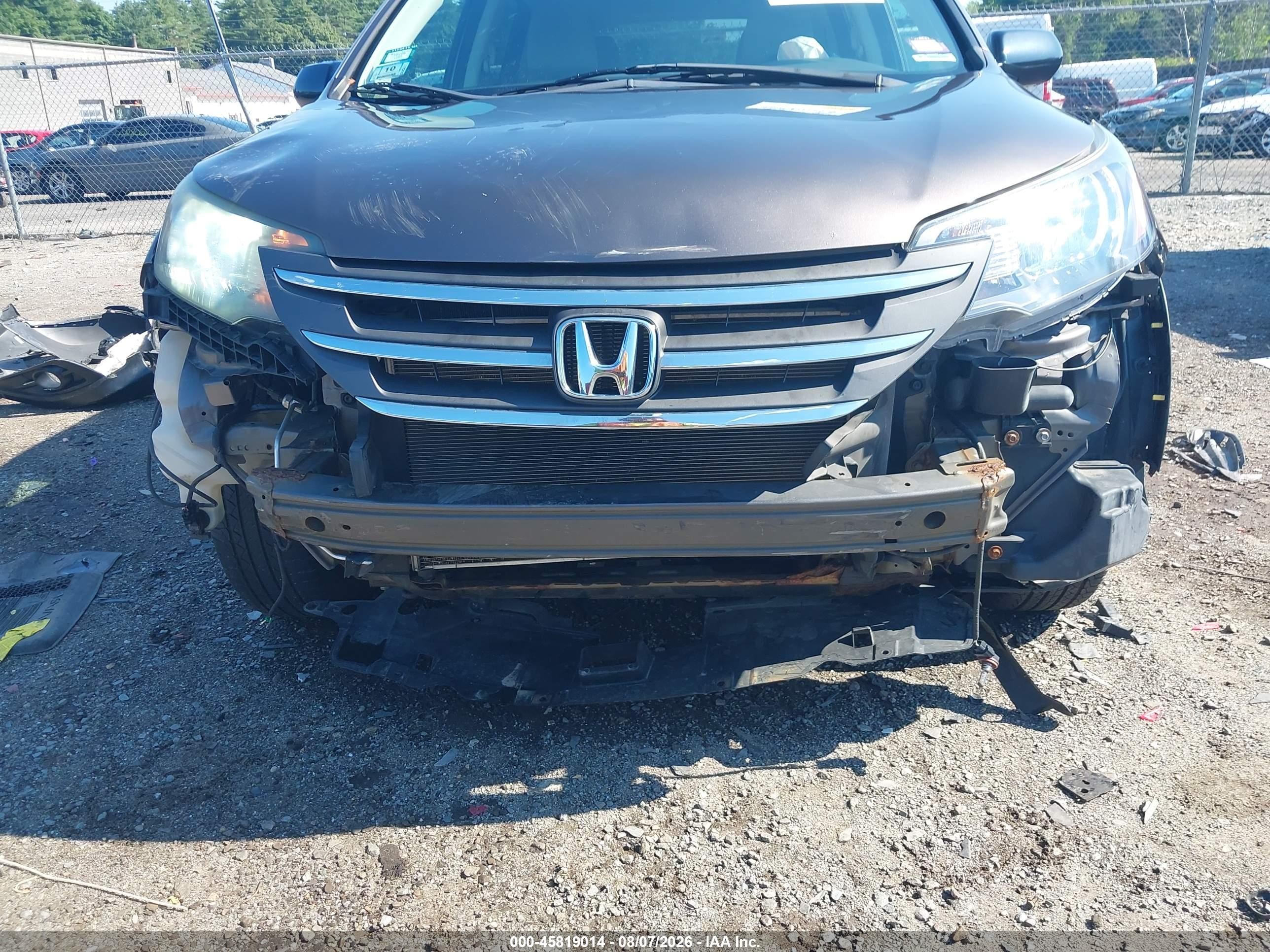 2013 Honda Cr-v Ex Brown vin: 5J6RM4H5XDL019737