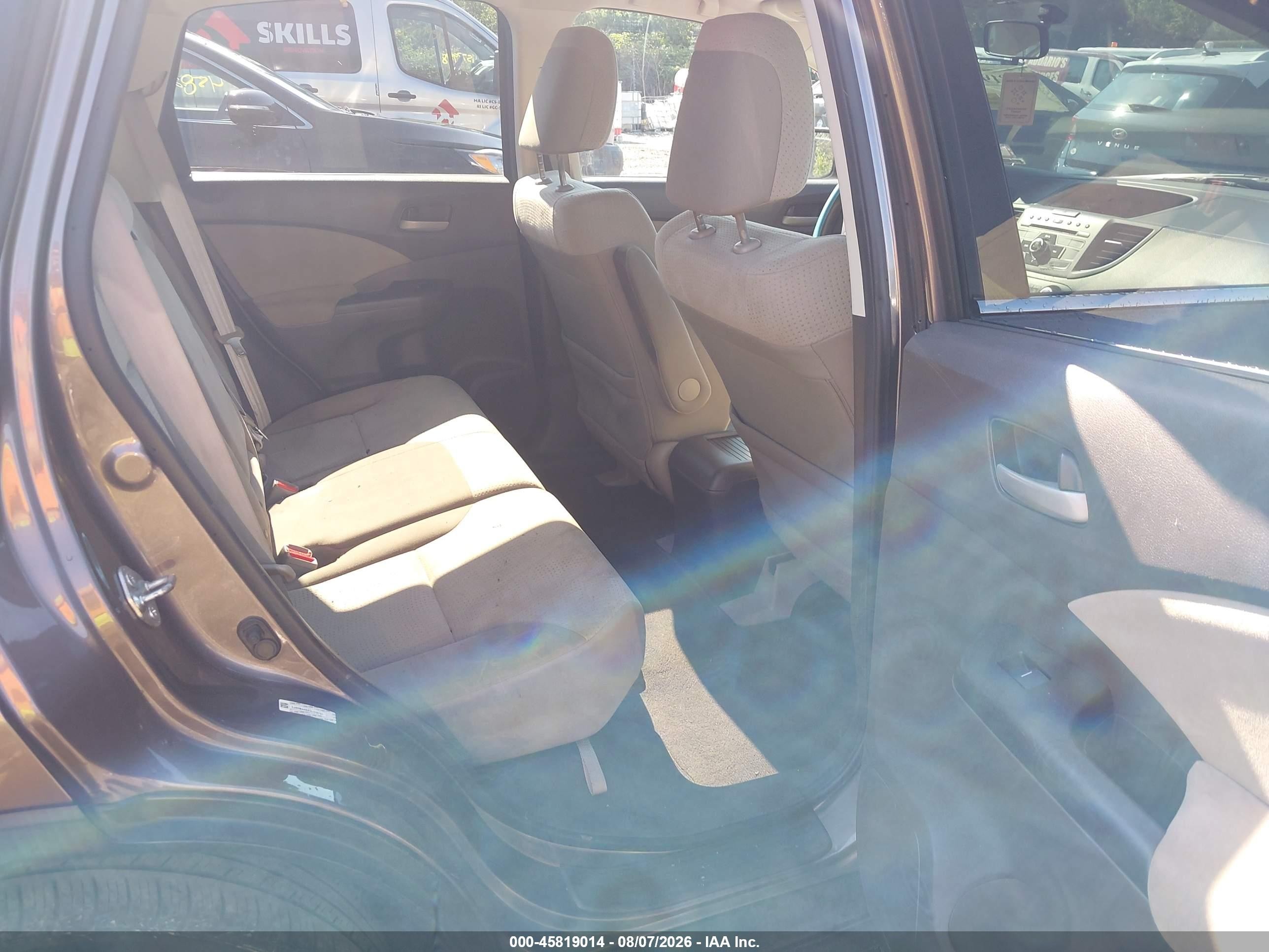 2013 Honda Cr-v Ex Brown vin: 5J6RM4H5XDL019737