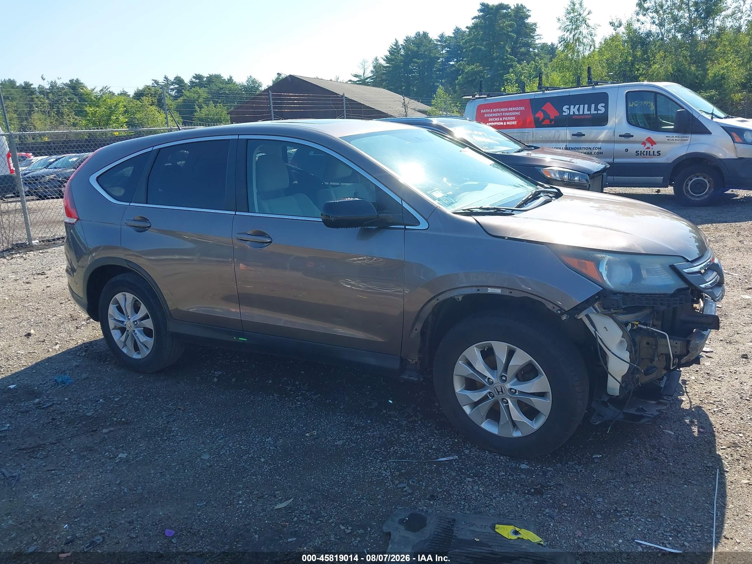 2013 Honda Cr-v Ex Brown vin: 5J6RM4H5XDL019737