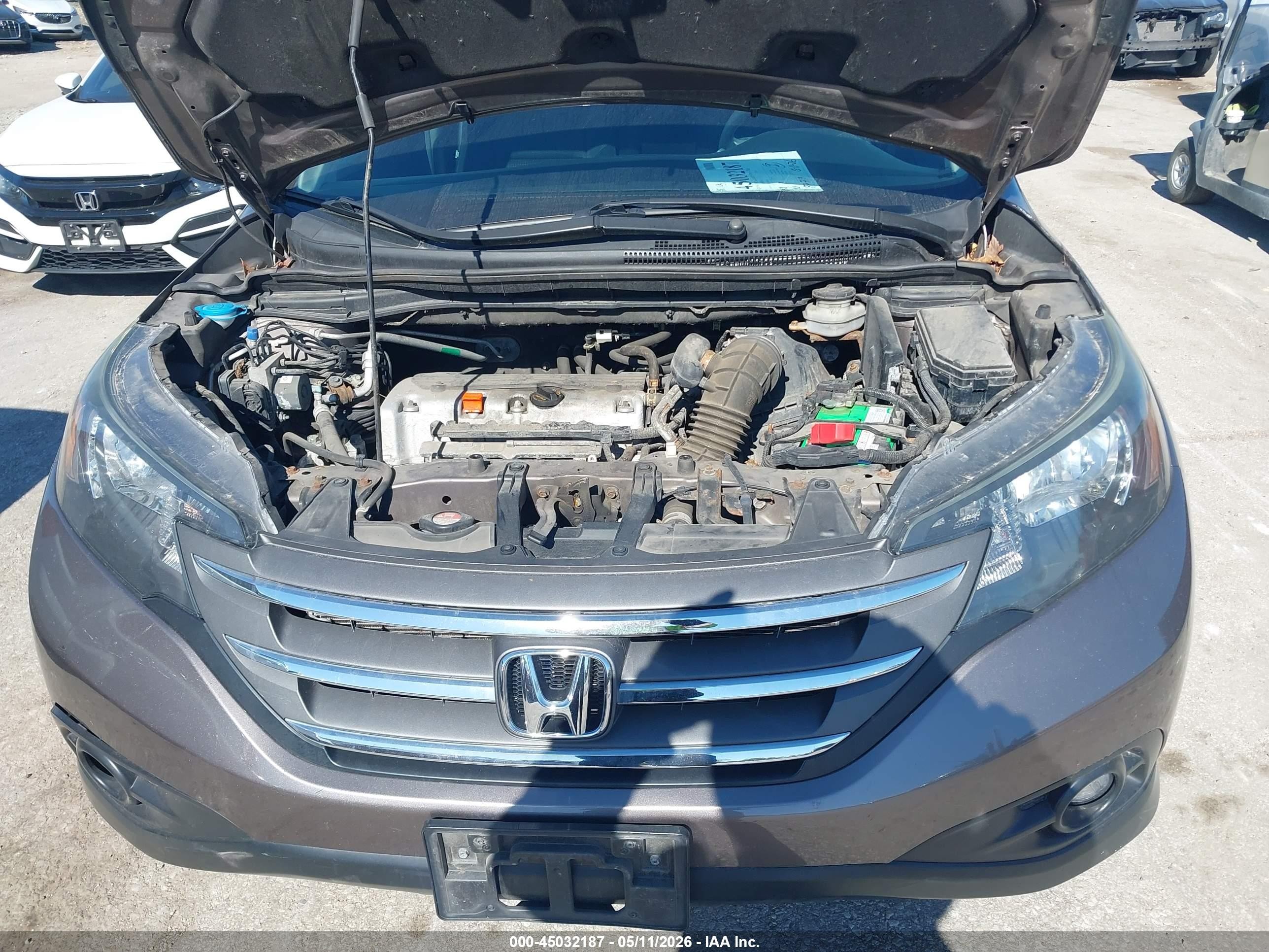 2013 Honda Cr-v Ex Gray vin: 5J6RM4H5XDL042502