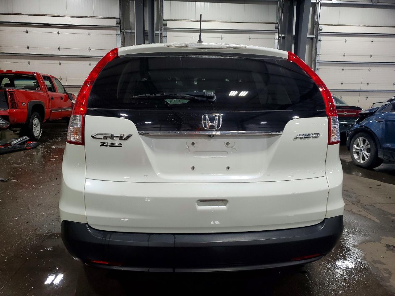 2013 Honda Cr-v Ex Белый vin: 5J6RM4H5XDL062023