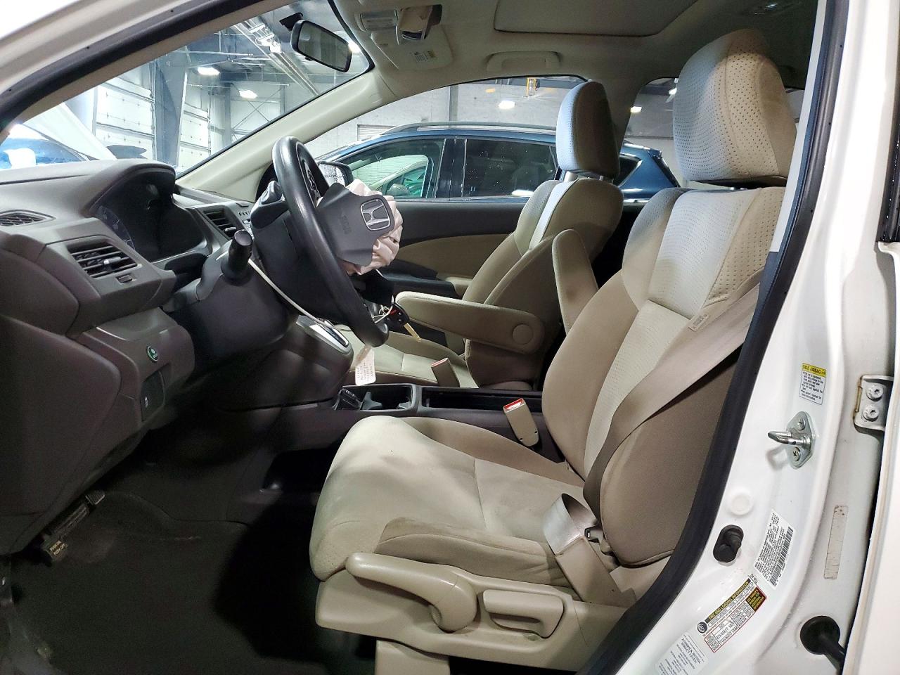 2013 Honda Cr-v Ex Белый vin: 5J6RM4H5XDL062023
