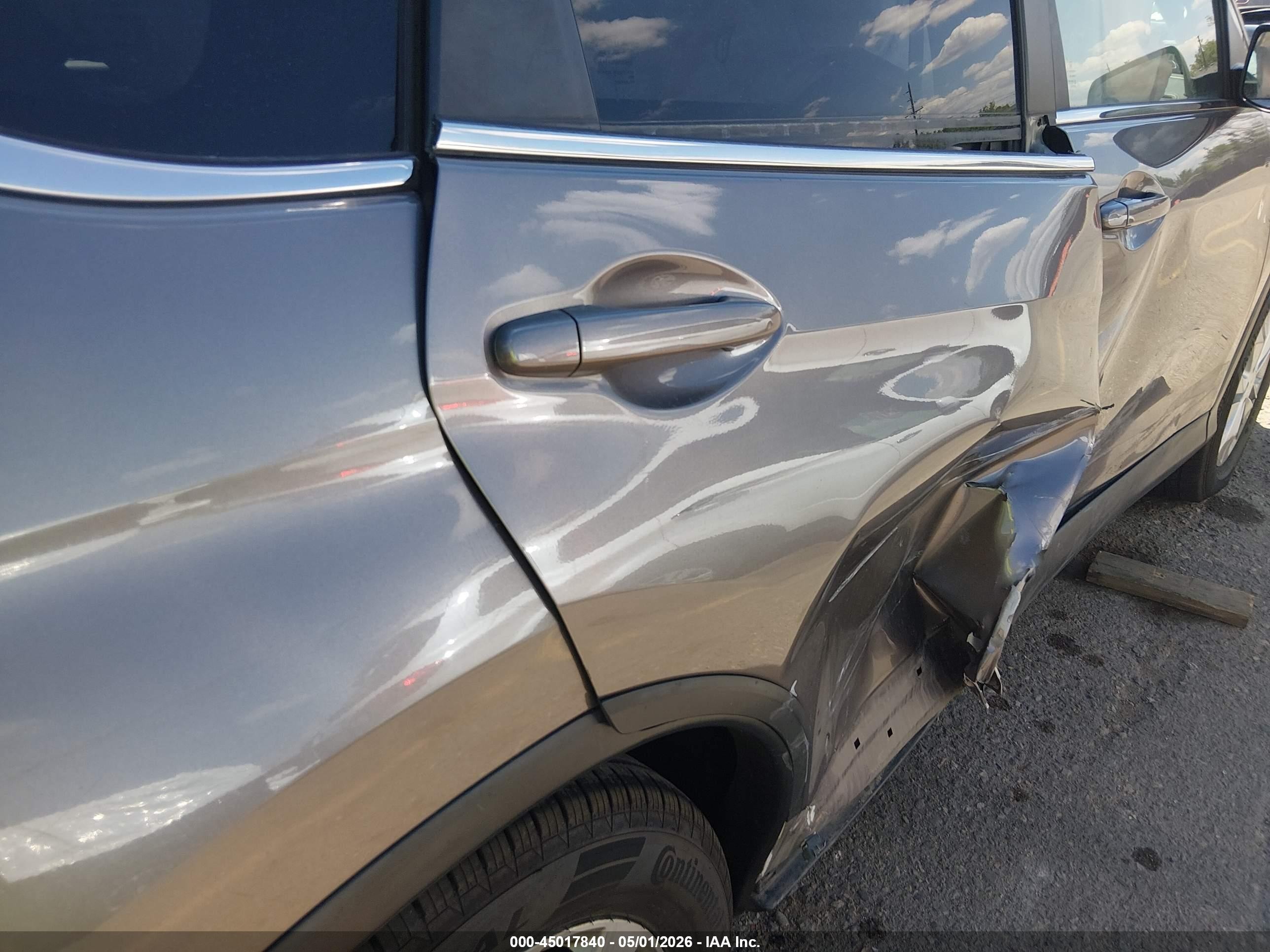 2013 Honda Cr-v Ex Gray vin: 5J6RM4H5XDL081753