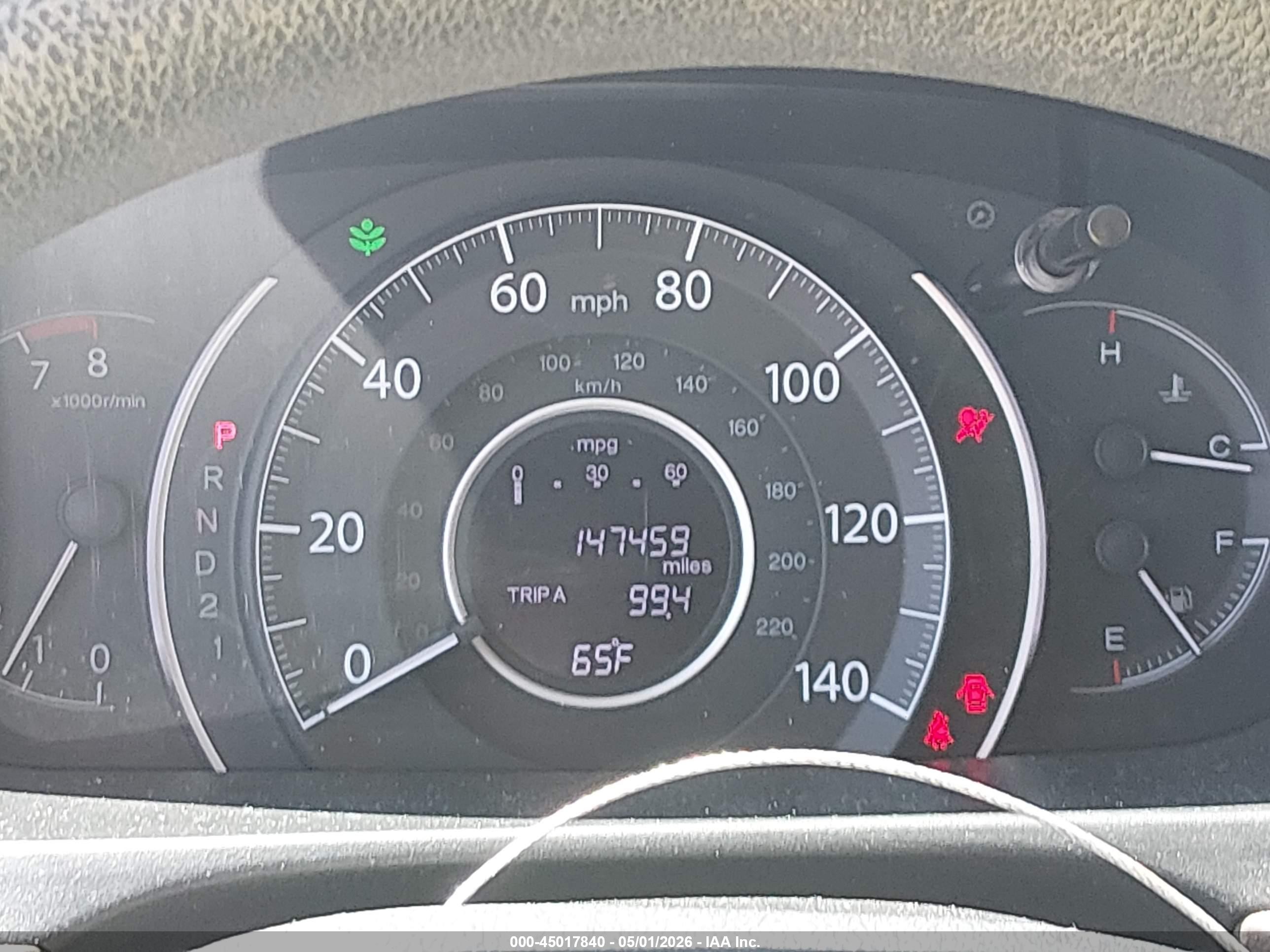 2013 Honda Cr-v Ex Gray vin: 5J6RM4H5XDL081753