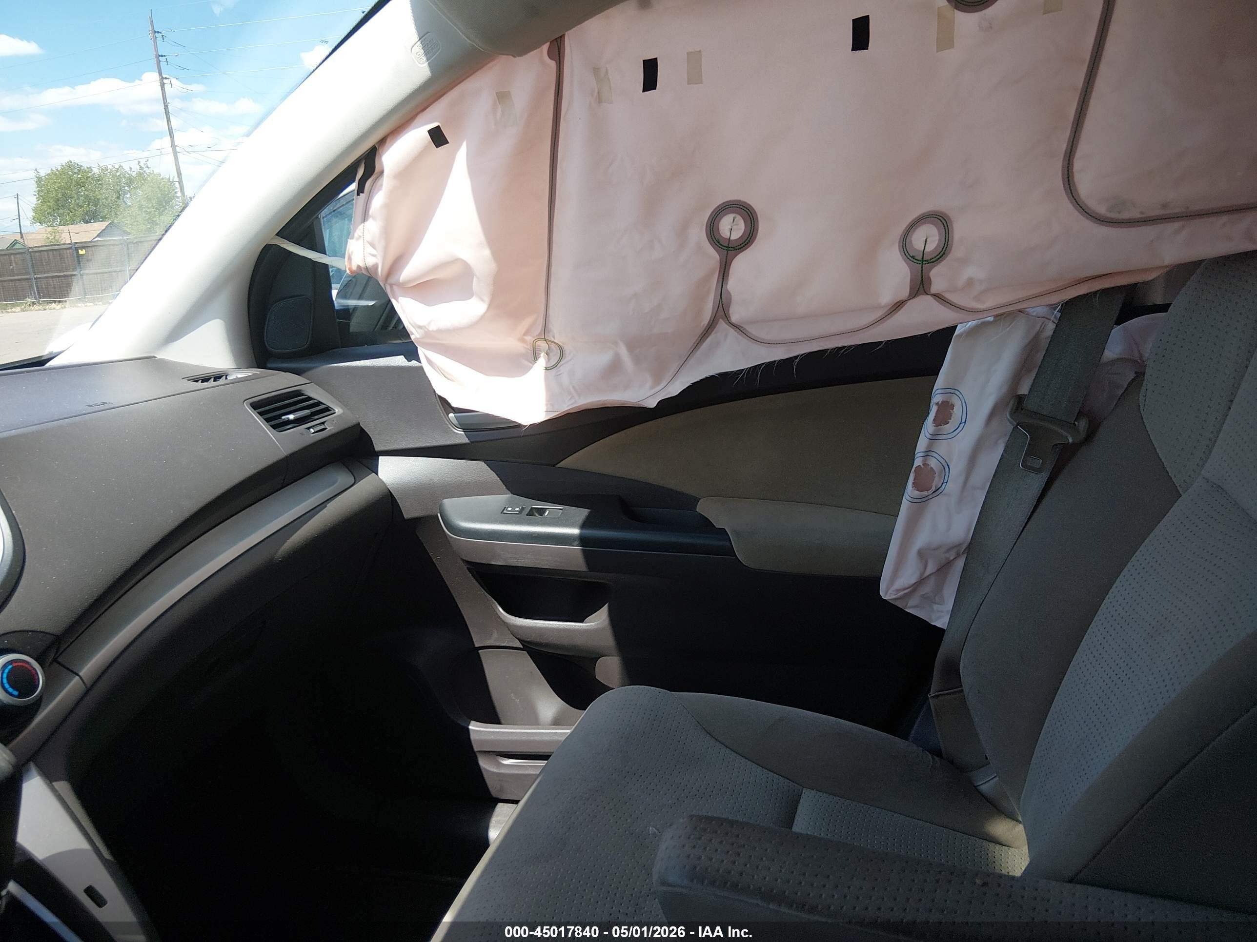 2013 Honda Cr-v Ex Gray vin: 5J6RM4H5XDL081753
