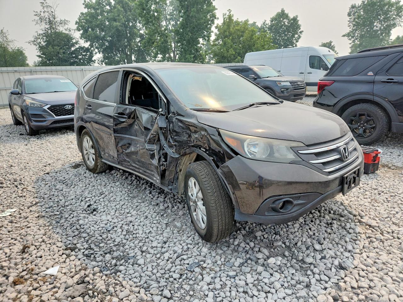 2013 Honda Cr-v Ex Black vin: 5J6RM4H5XDL083339
