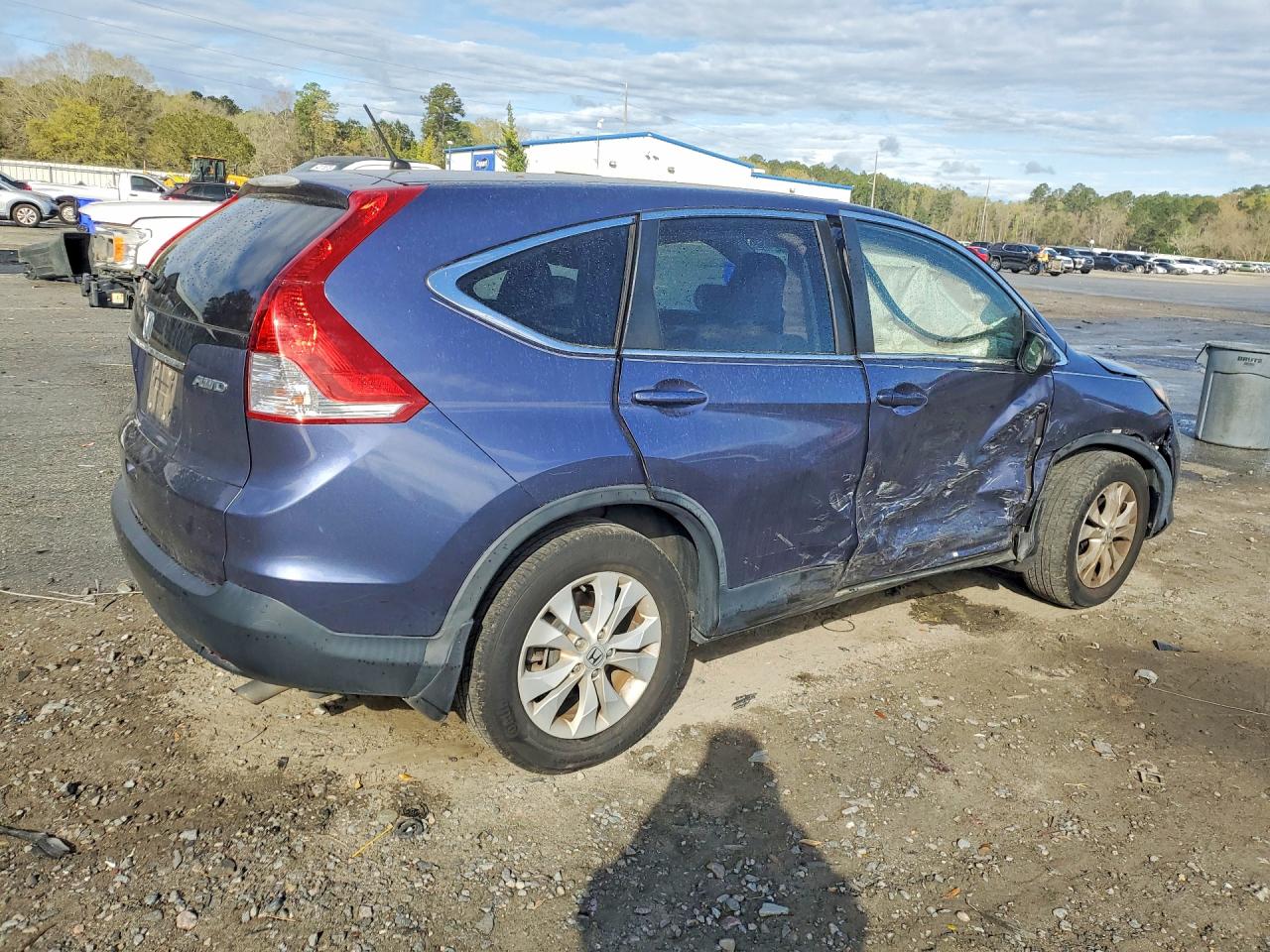 2014 Honda Cr-v Ex Синий vin: 5J6RM4H5XEL005127