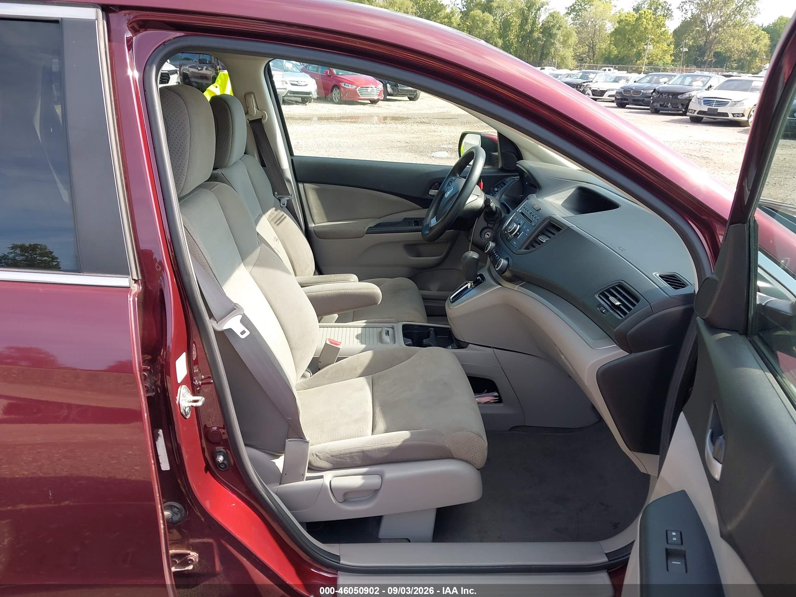 2014 Honda Cr-v Ex Maroon vin: 5J6RM4H5XEL027998