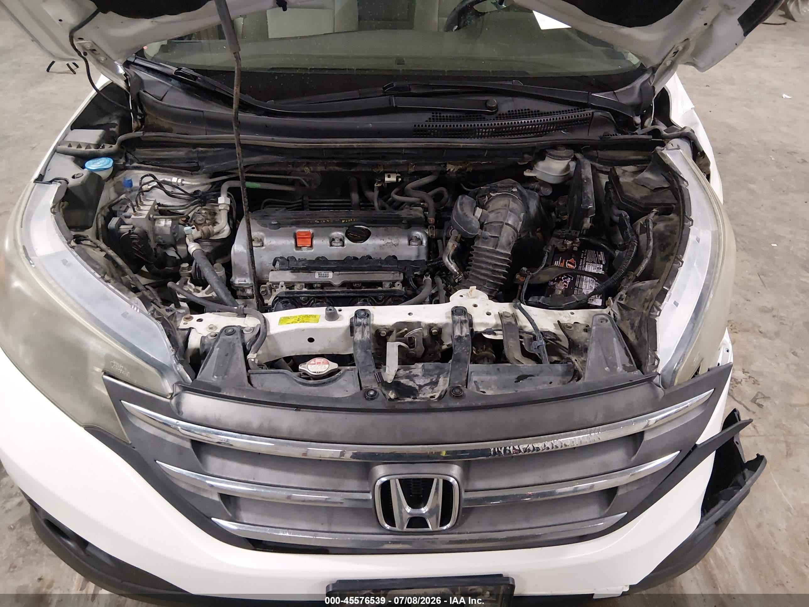 2014 Honda Cr-v Ex Белый vin: 5J6RM4H5XEL040475