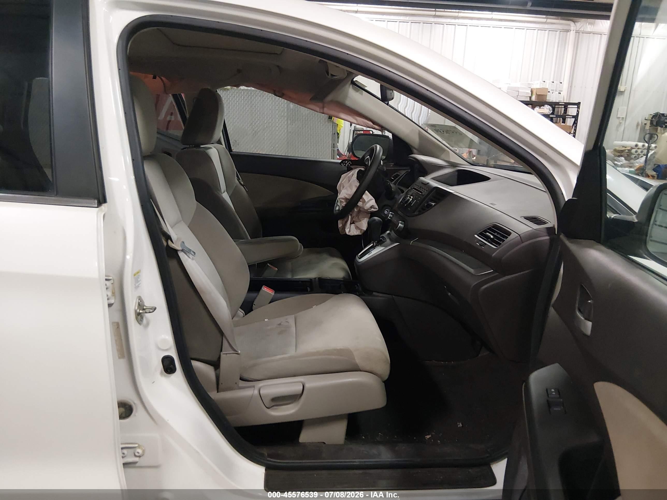 2014 Honda Cr-v Ex Белый vin: 5J6RM4H5XEL040475