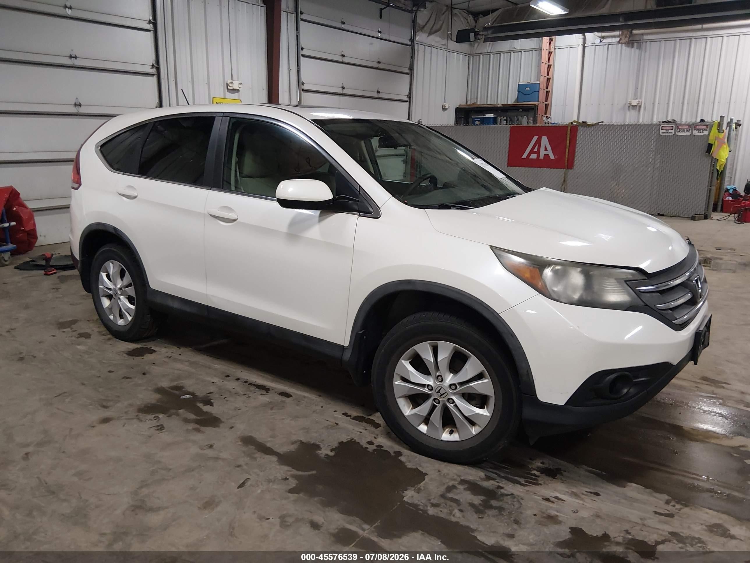 2014 Honda Cr-v Ex Белый vin: 5J6RM4H5XEL040475
