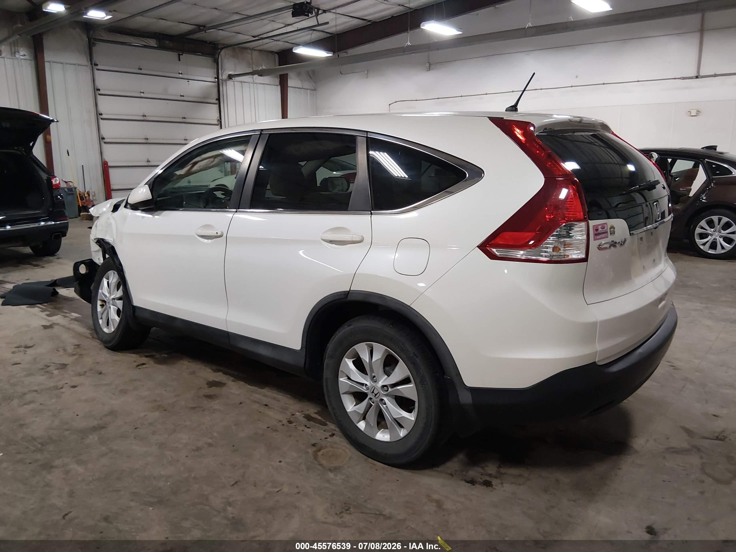 2014 Honda Cr-v Ex Белый vin: 5J6RM4H5XEL040475