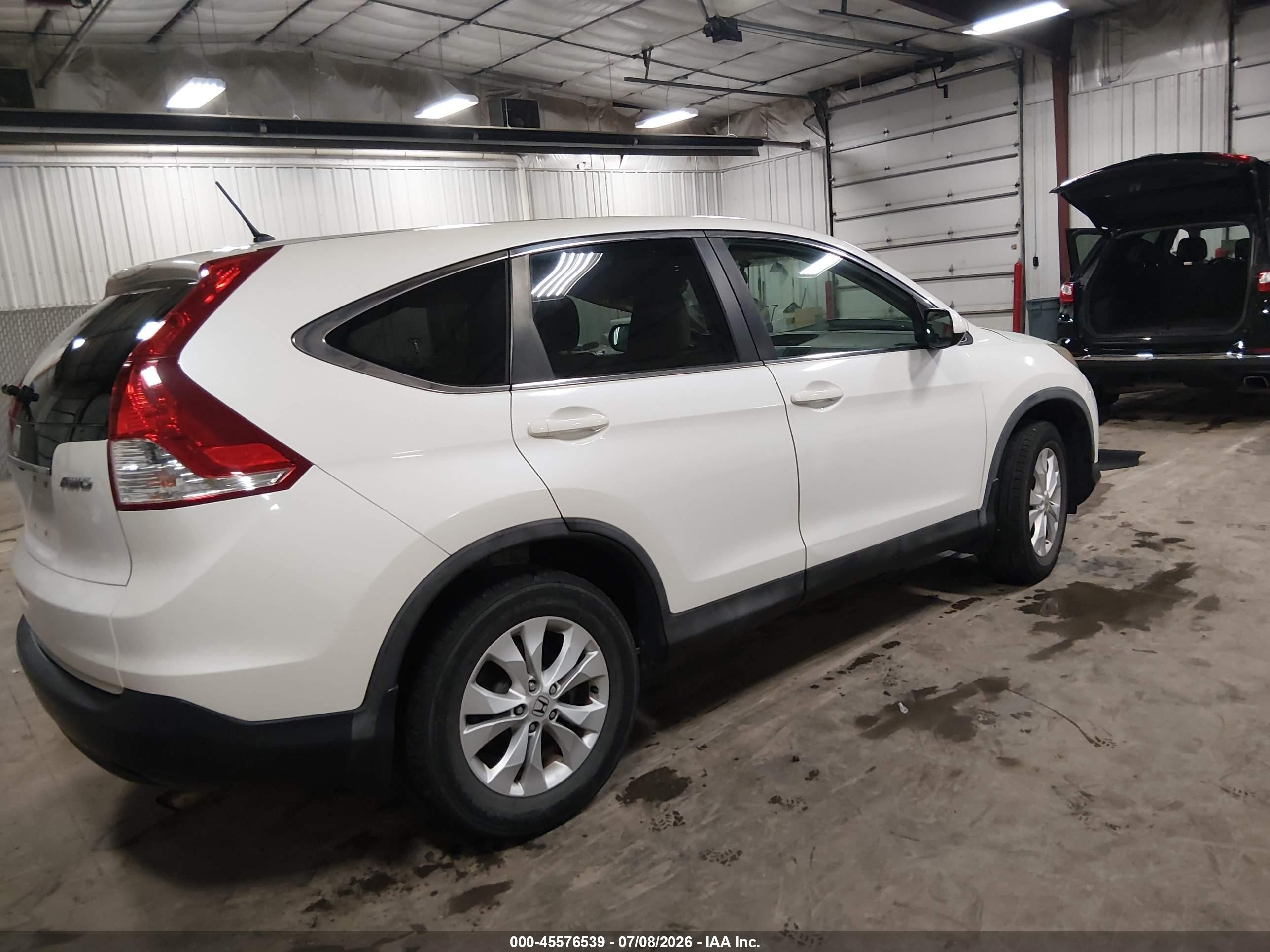 2014 Honda Cr-v Ex Белый vin: 5J6RM4H5XEL040475