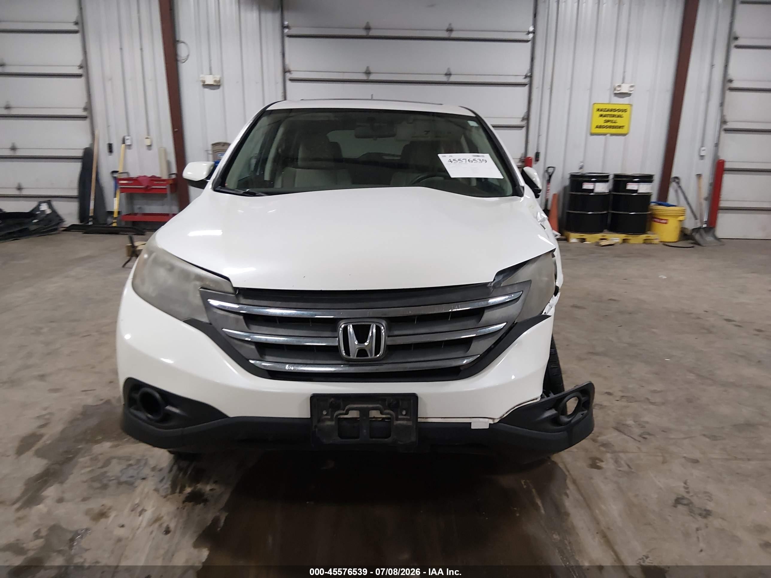 2014 Honda Cr-v Ex Белый vin: 5J6RM4H5XEL040475