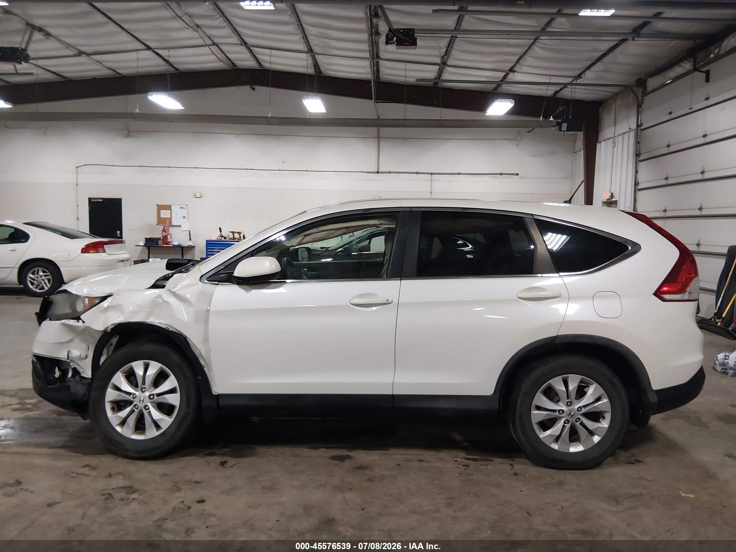 2014 Honda Cr-v Ex Белый vin: 5J6RM4H5XEL040475