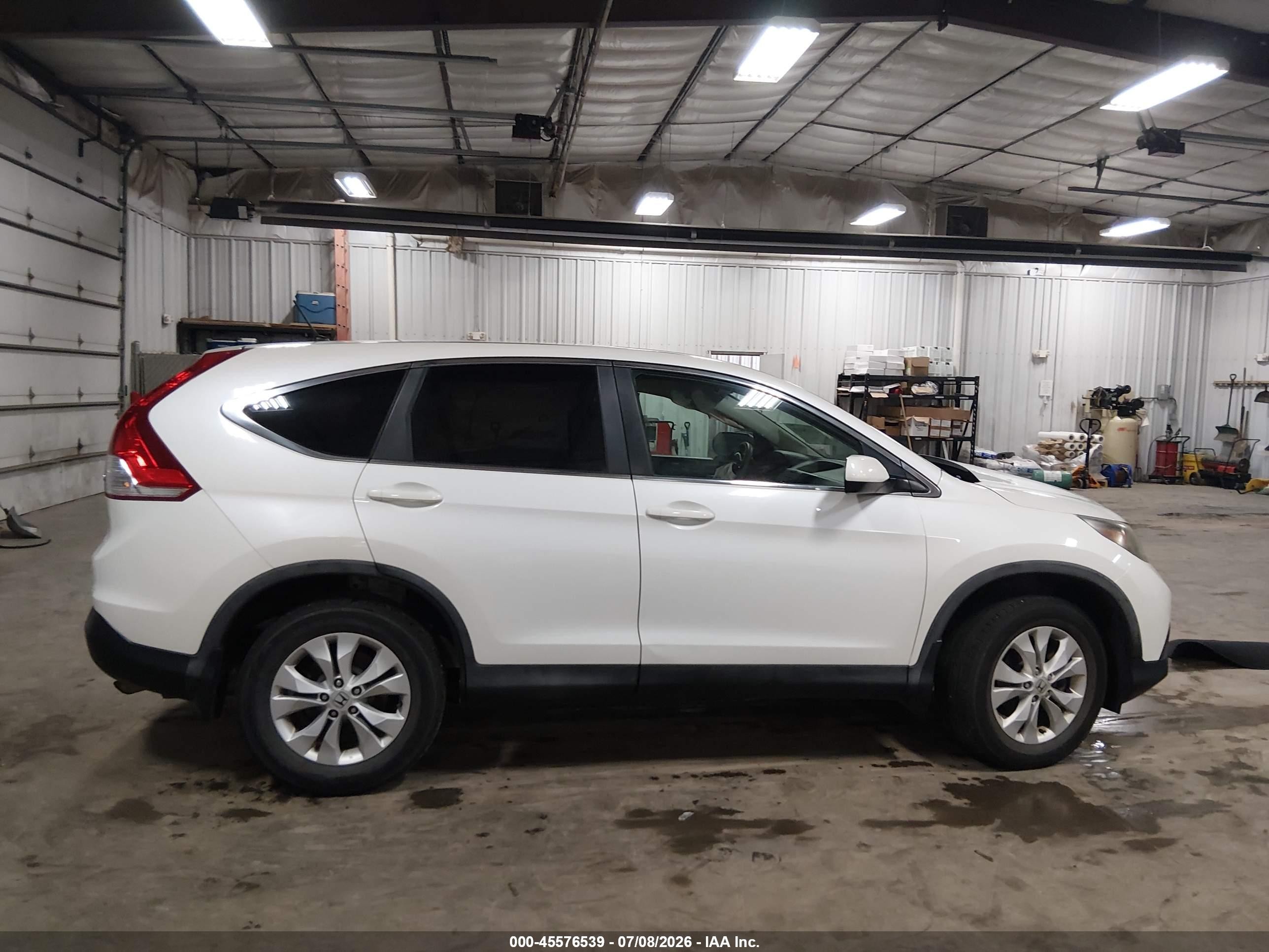 2014 Honda Cr-v Ex Белый vin: 5J6RM4H5XEL040475