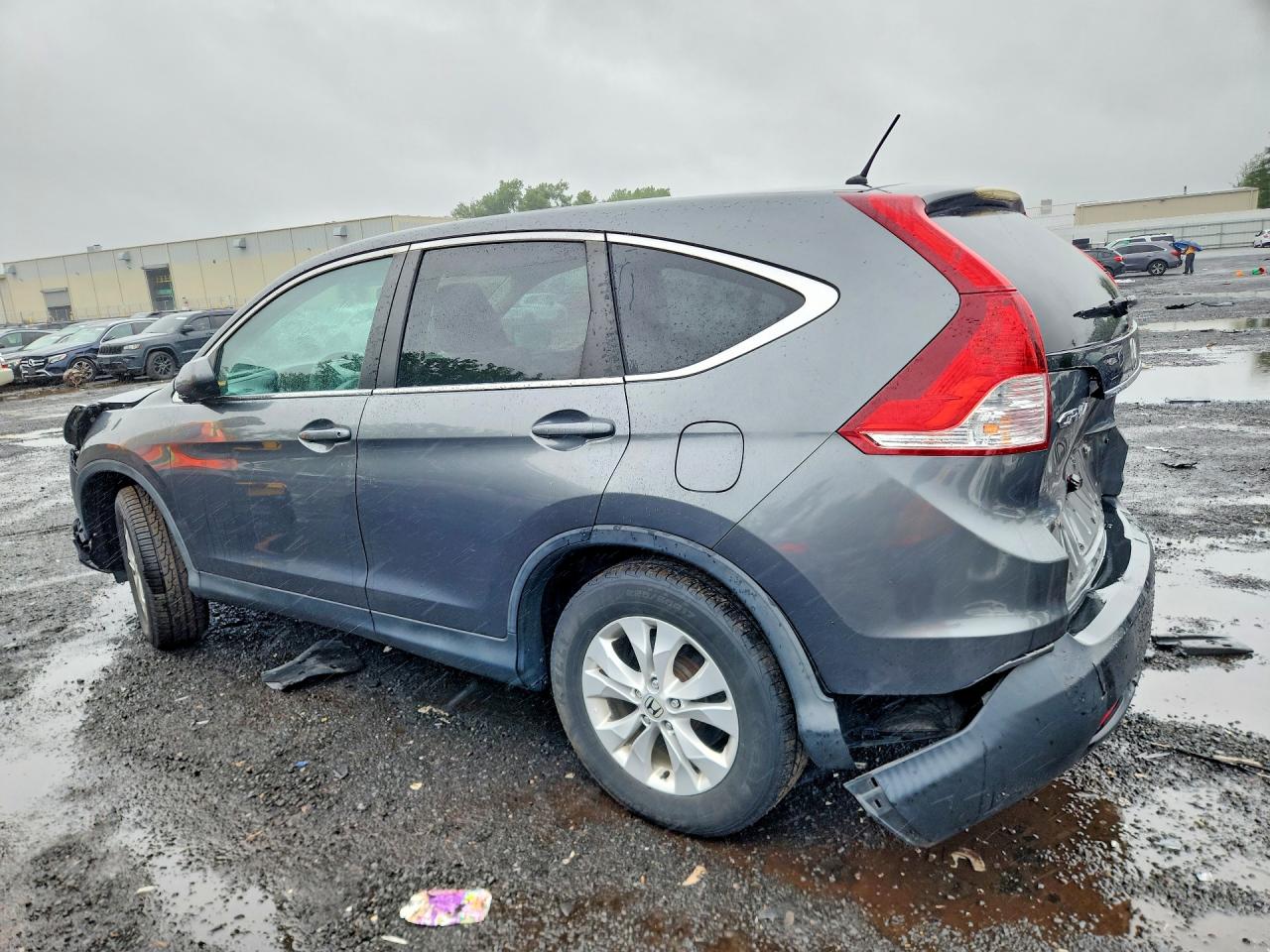 2014 Honda Cr-v Ex Gray vin: 5J6RM4H5XEL063836