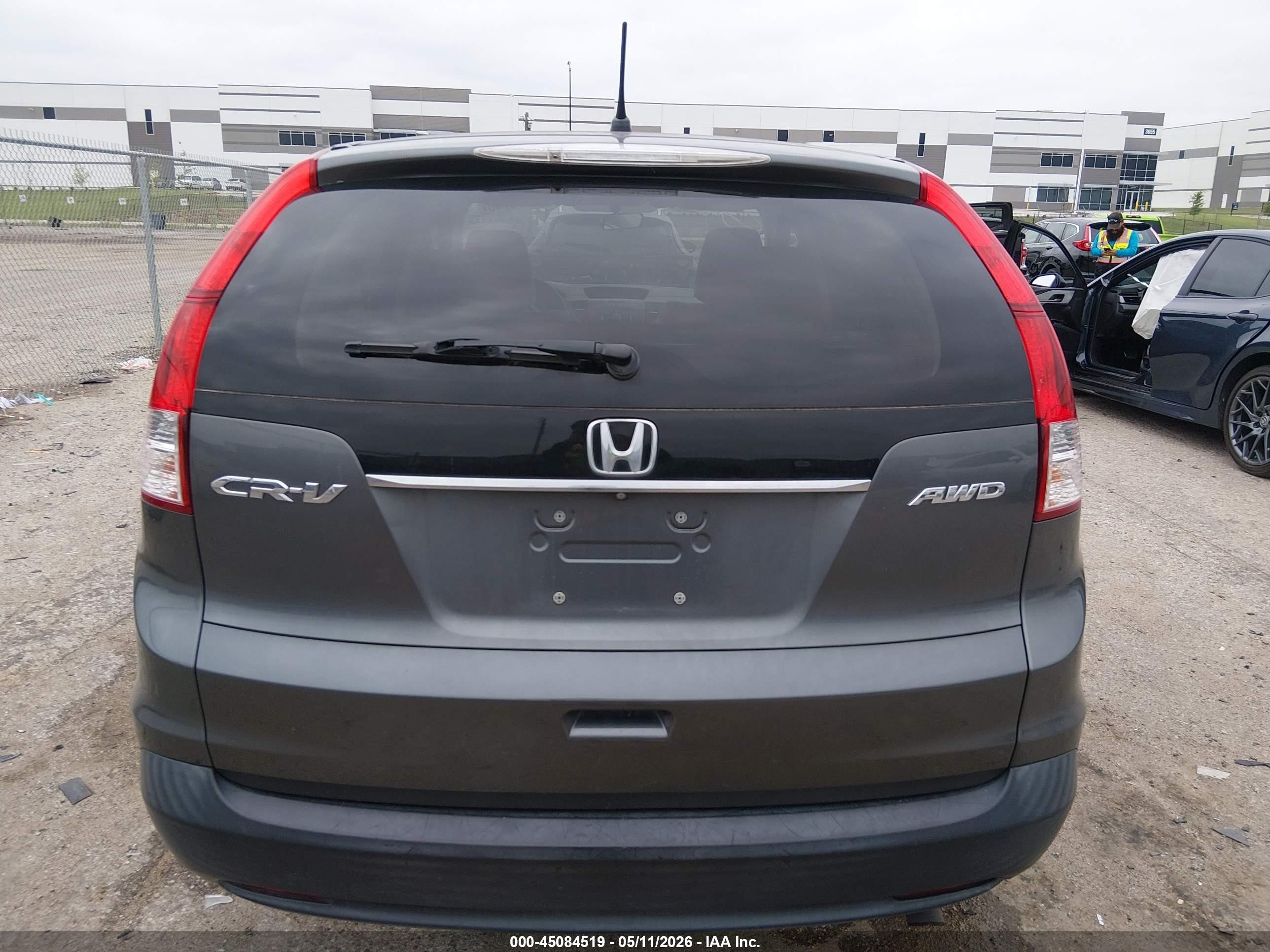 2014 Honda Cr-v Ex Gray vin: 5J6RM4H5XEL077249