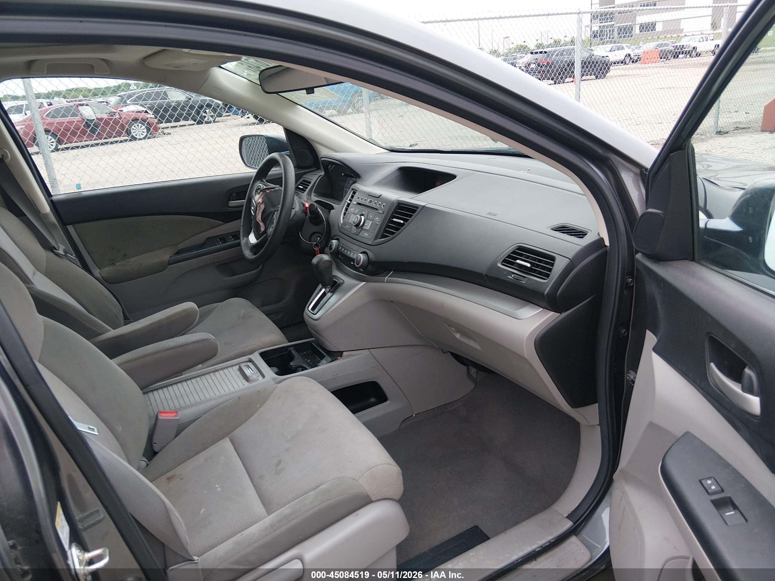 2014 Honda Cr-v Ex Gray vin: 5J6RM4H5XEL077249