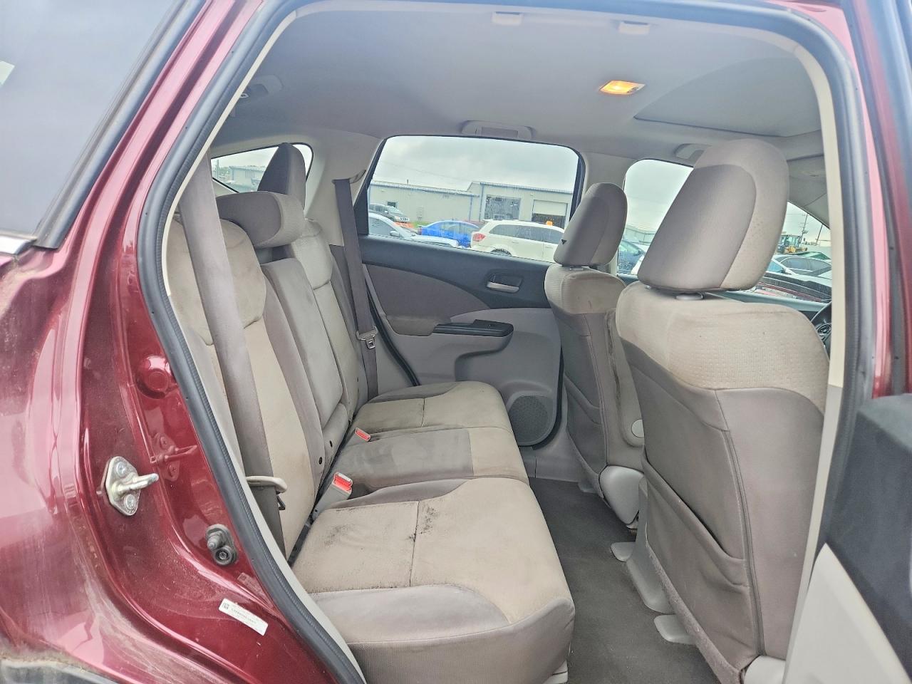 2014 Honda Cr-v Ex Burgundy vin: 5J6RM4H5XEL081477