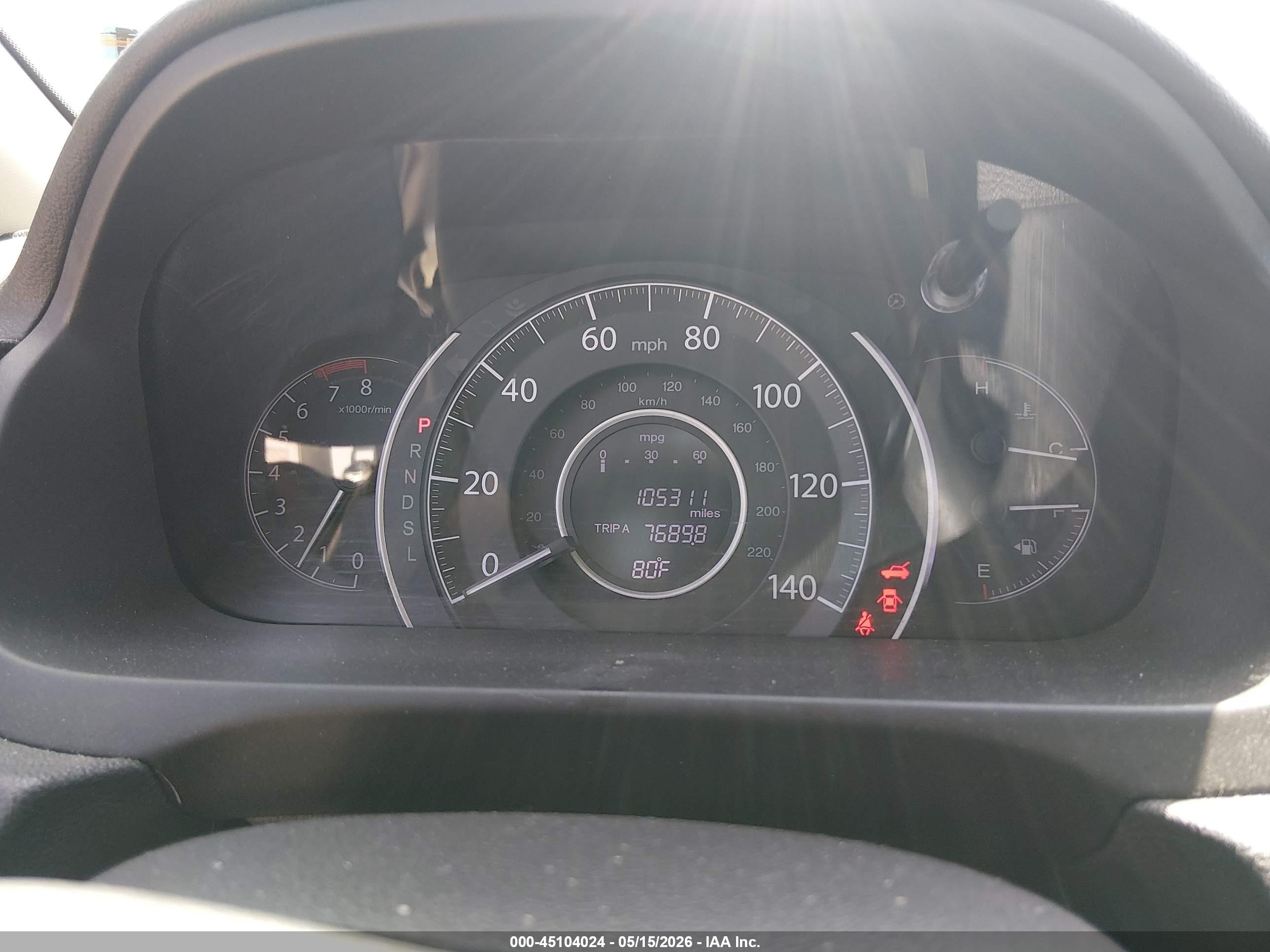 2015 Honda Cr-v Ex White vin: 5J6RM4H5XFL007378