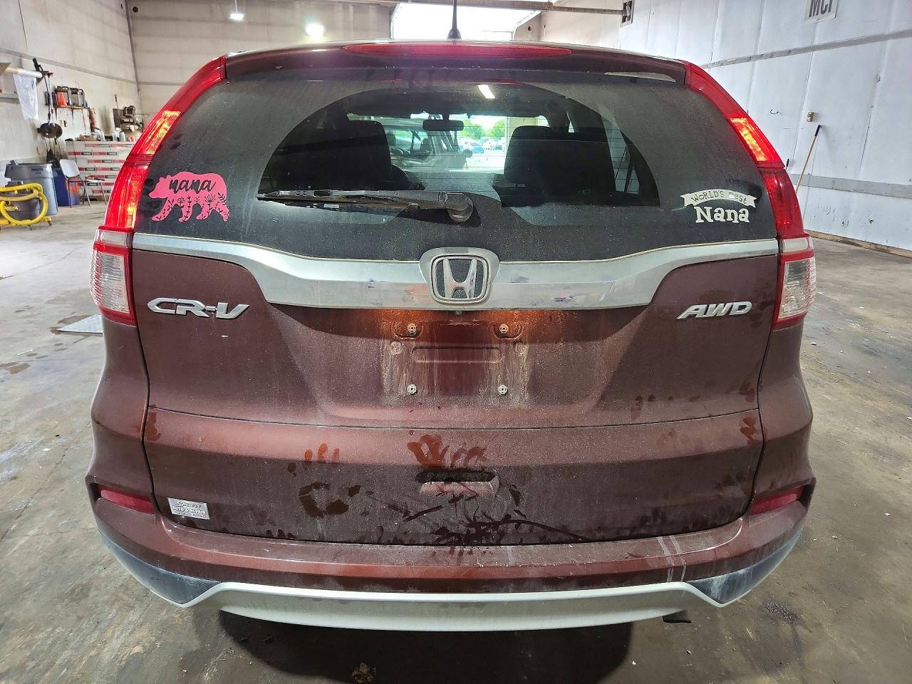 2015 Honda Cr-v Ex Brown vin: 5J6RM4H5XFL029610