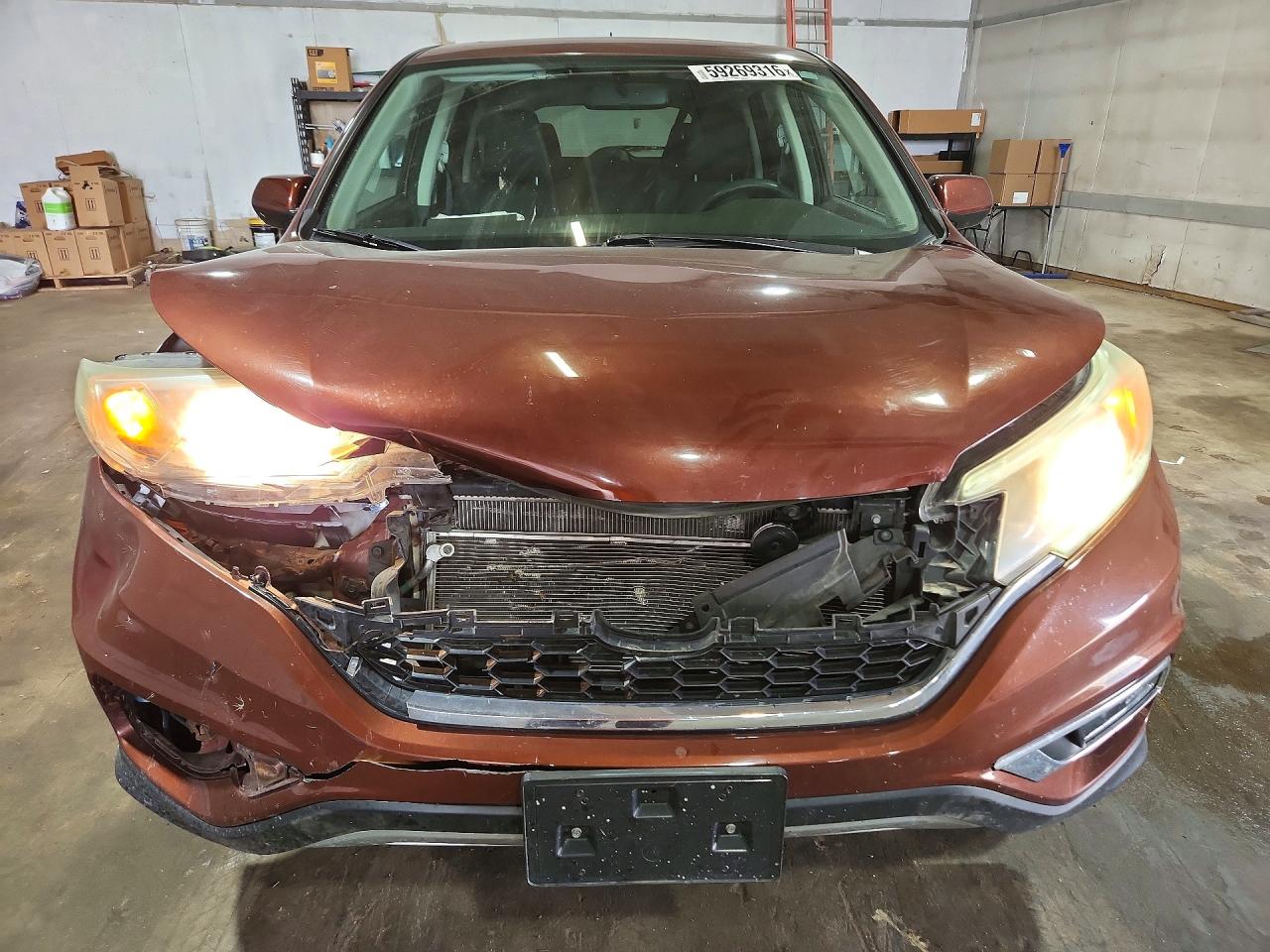 2015 Honda Cr-v Ex Brown vin: 5J6RM4H5XFL029610