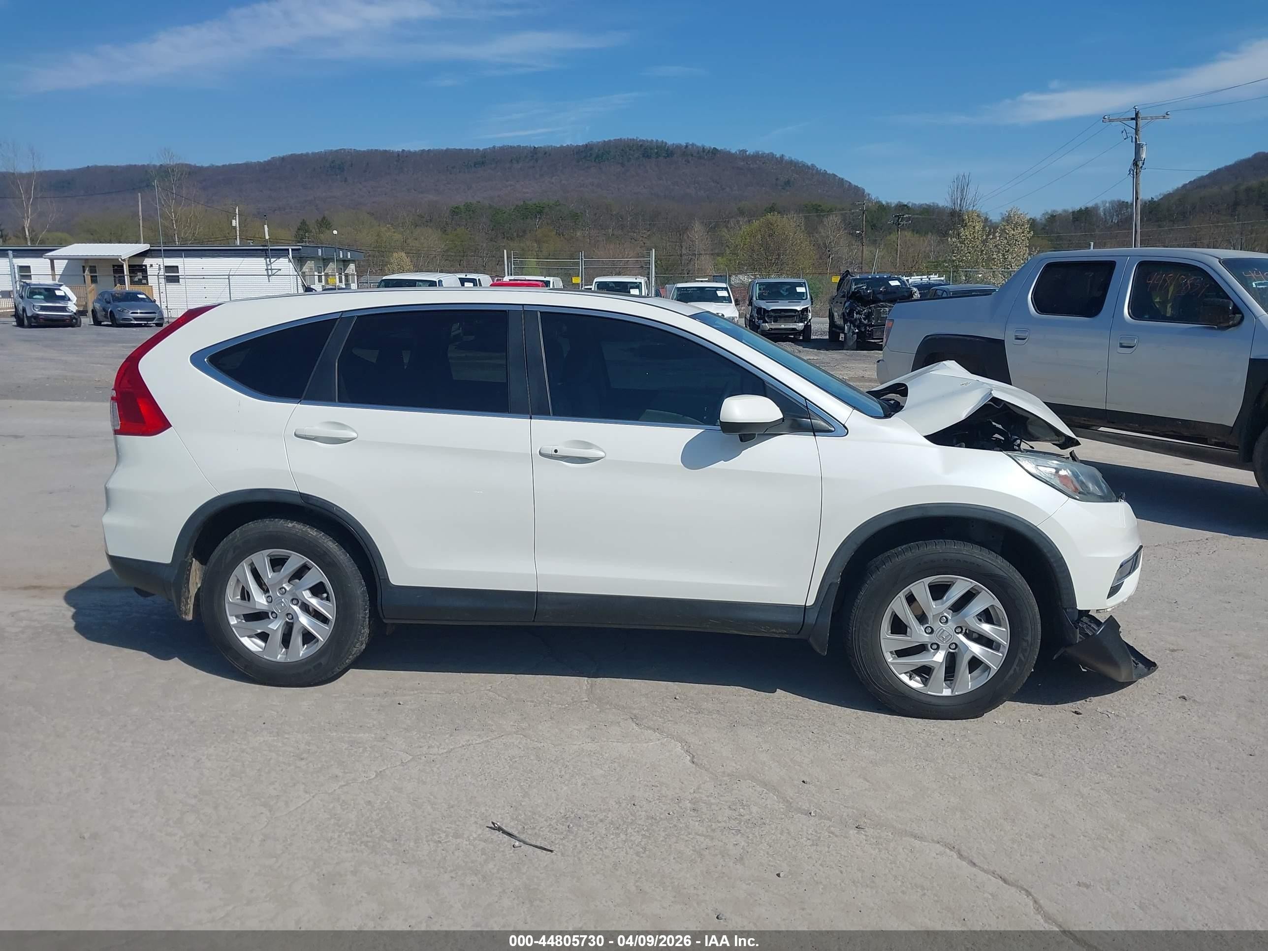 2015 Honda Cr-v Ex Белый vin: 5J6RM4H5XFL029977