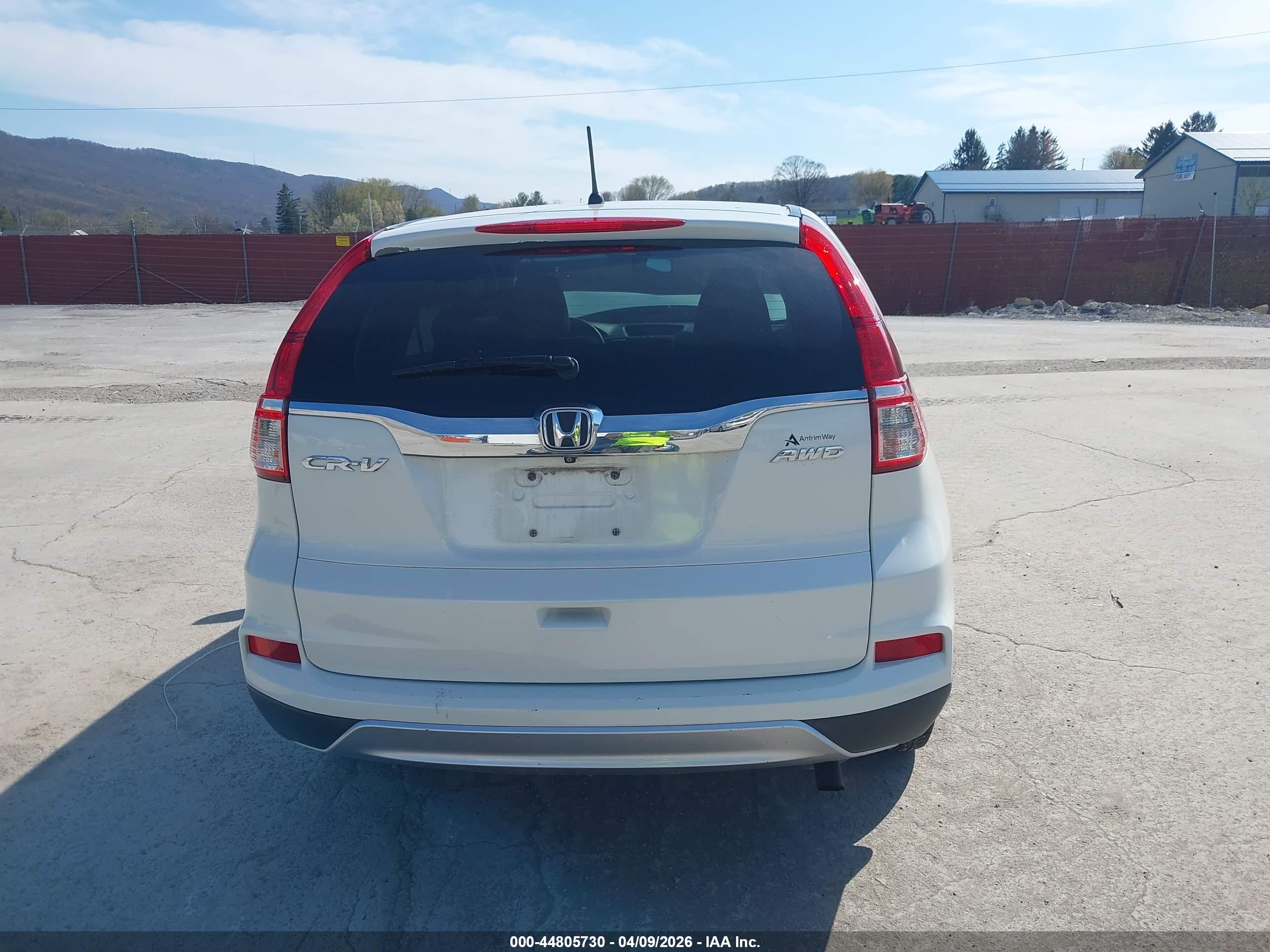 2015 Honda Cr-v Ex Белый vin: 5J6RM4H5XFL029977