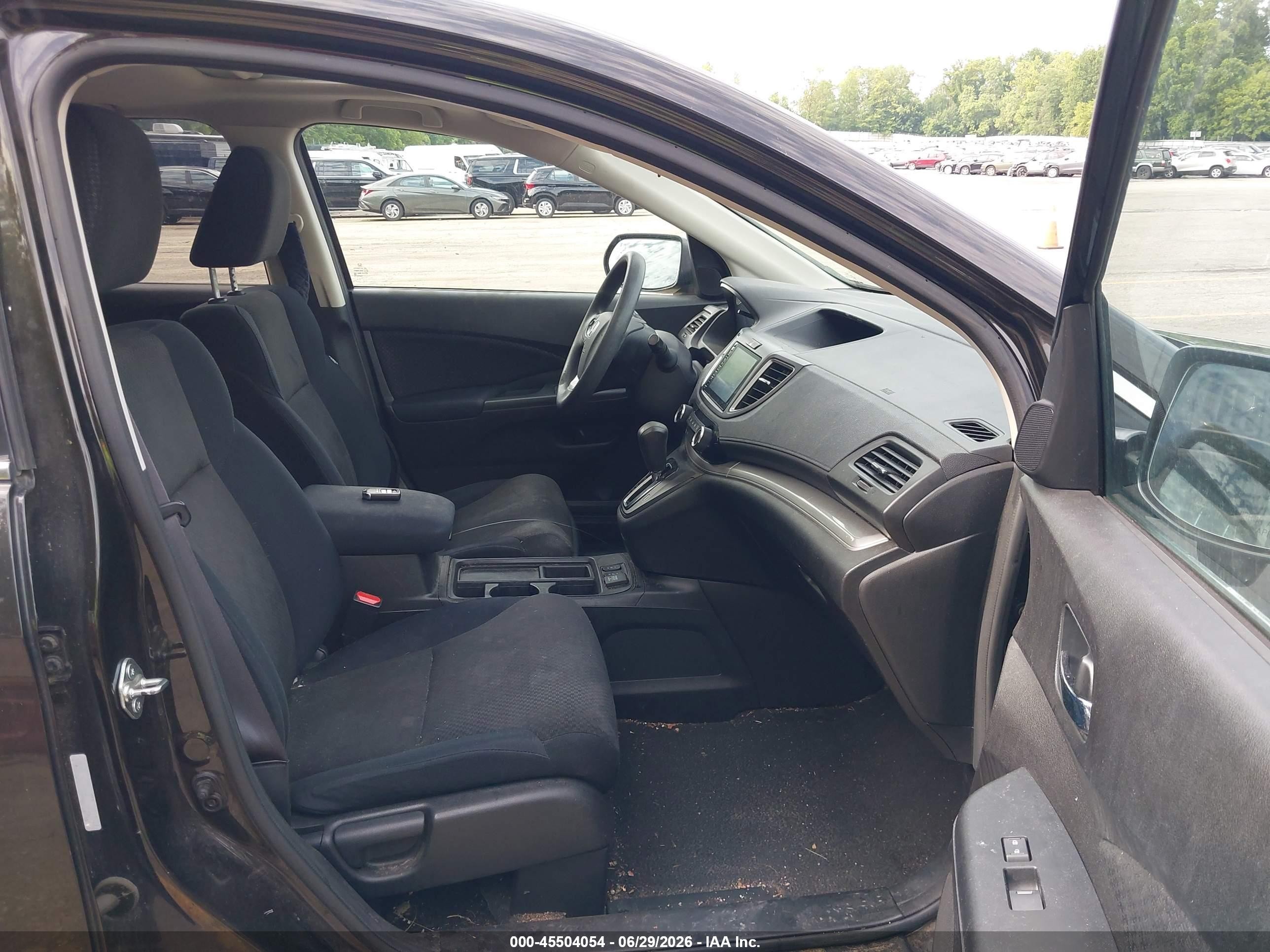 2015 Honda Cr-v Ex Dark Brown vin: 5J6RM4H5XFL100529