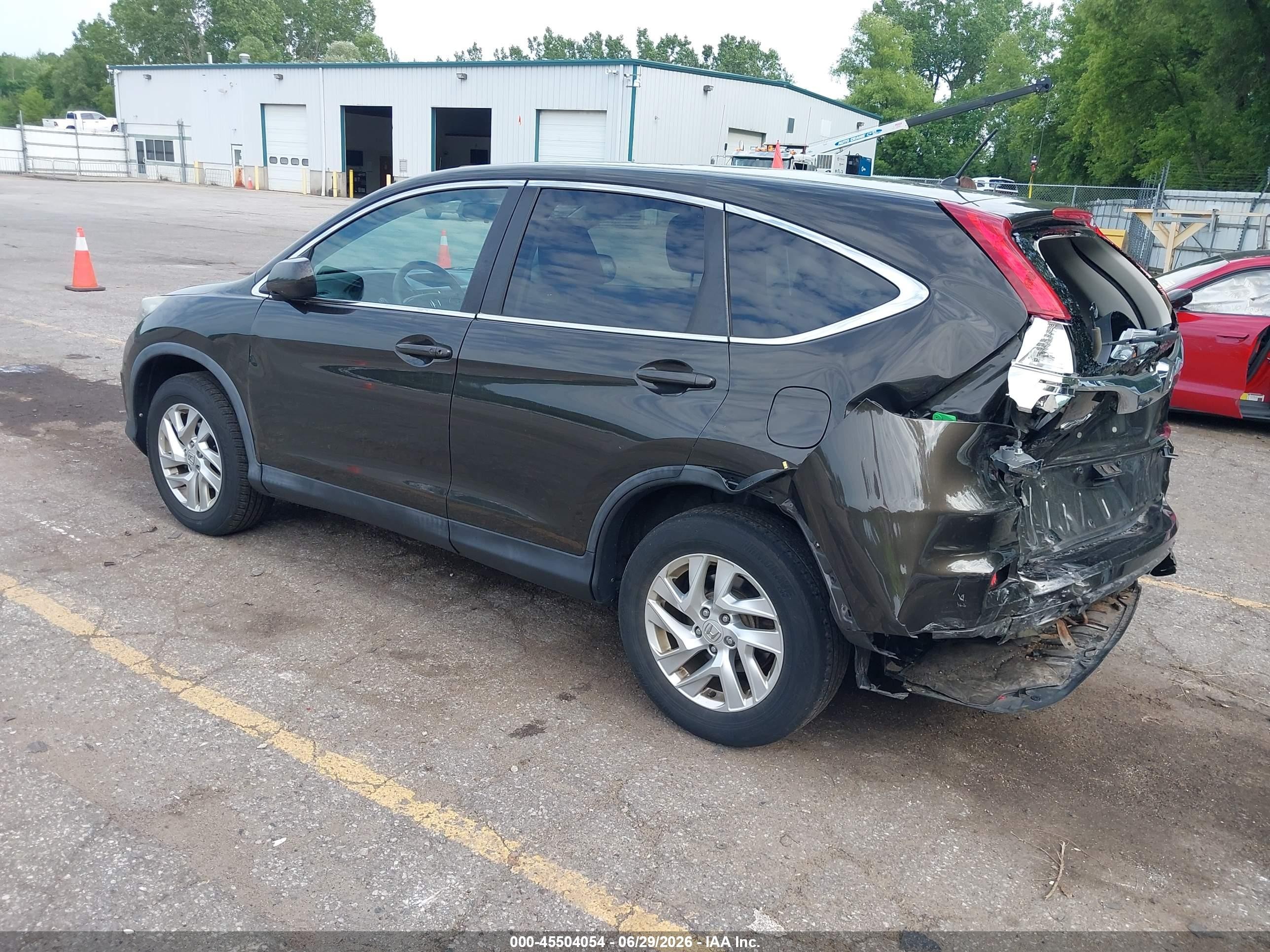 2015 Honda Cr-v Ex Dark Brown vin: 5J6RM4H5XFL100529