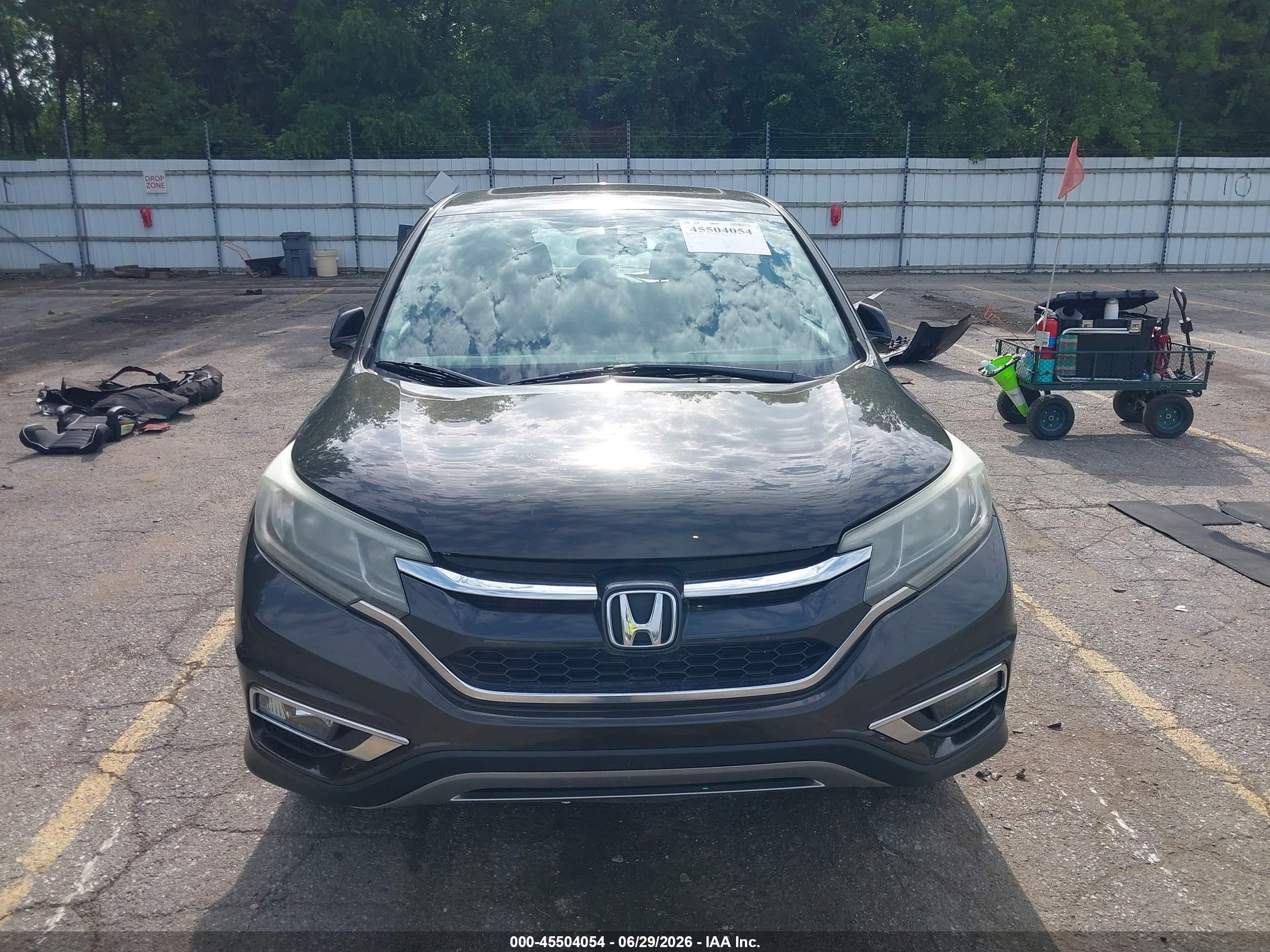 2015 Honda Cr-v Ex Dark Brown vin: 5J6RM4H5XFL100529
