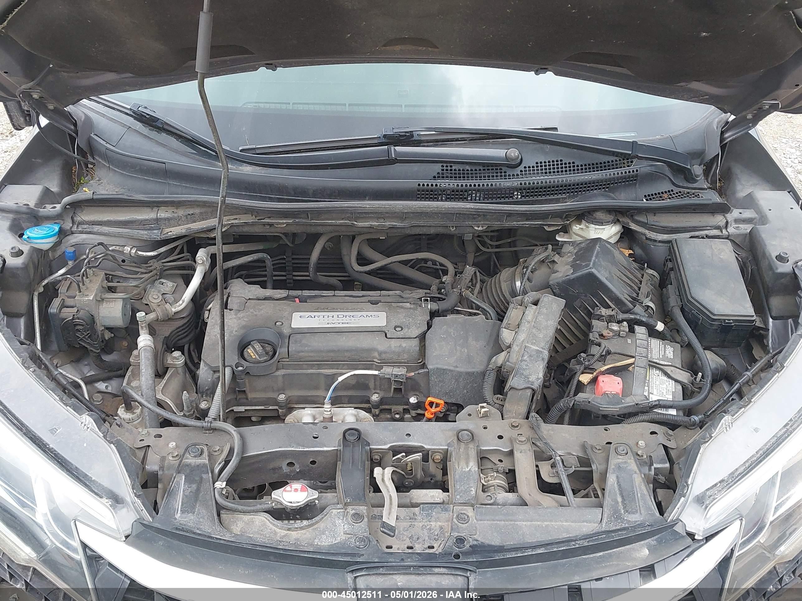 2015 Honda Cr-v Ex Gray vin: 5J6RM4H5XFL101129