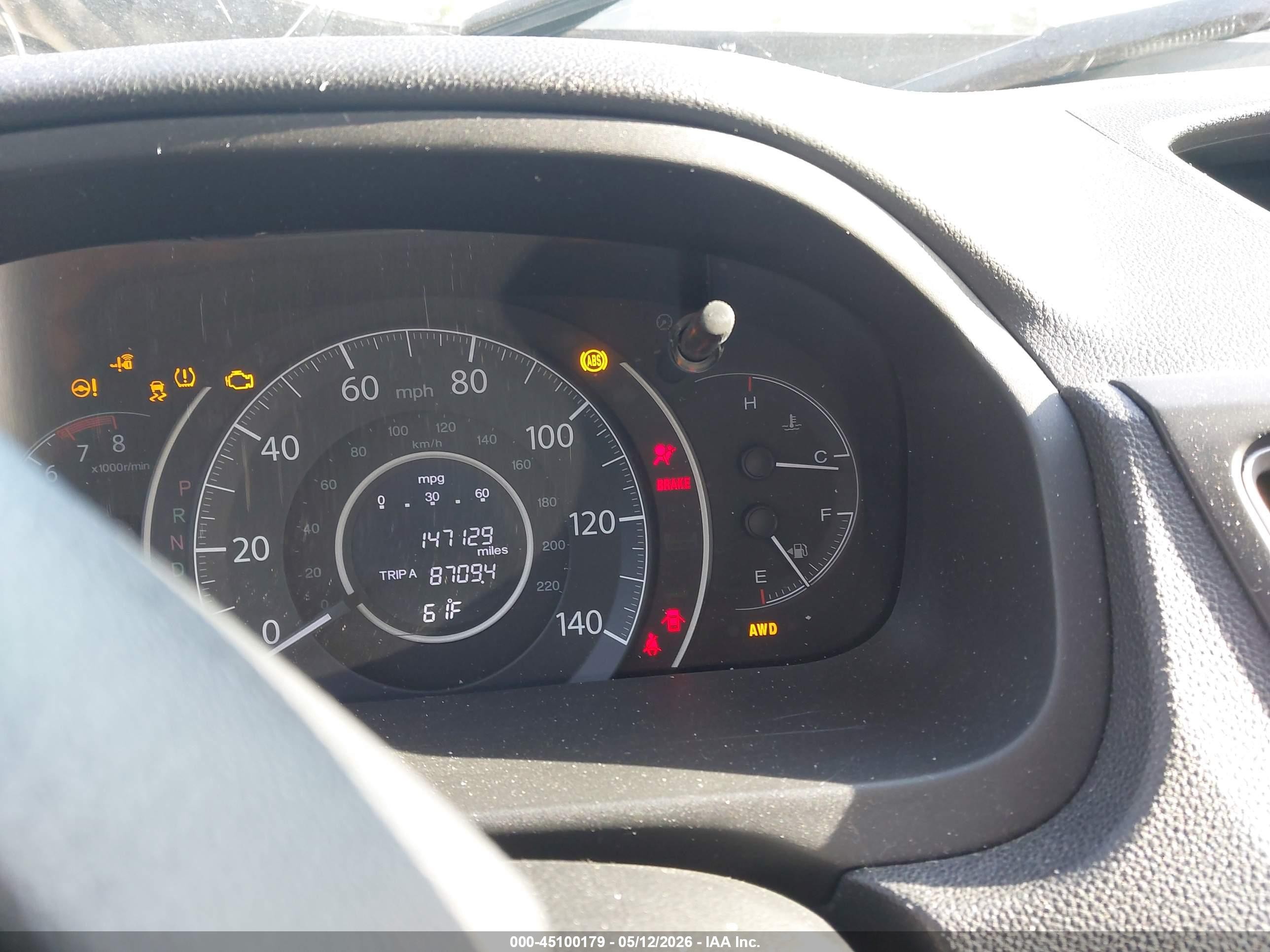 2015 Honda Cr-v Ex Коричневый vin: 5J6RM4H5XFL113927