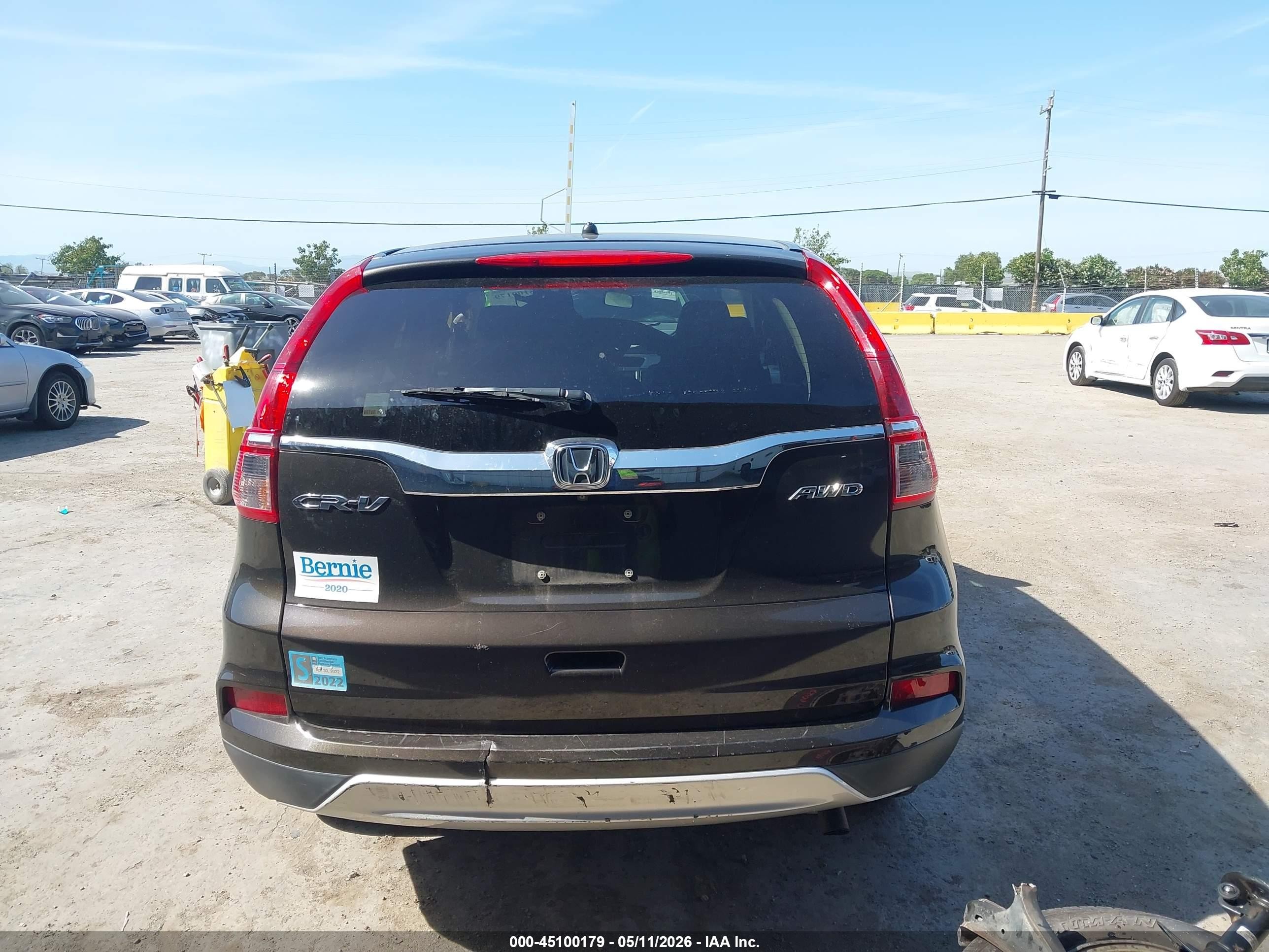 2015 Honda Cr-v Ex Коричневый vin: 5J6RM4H5XFL113927