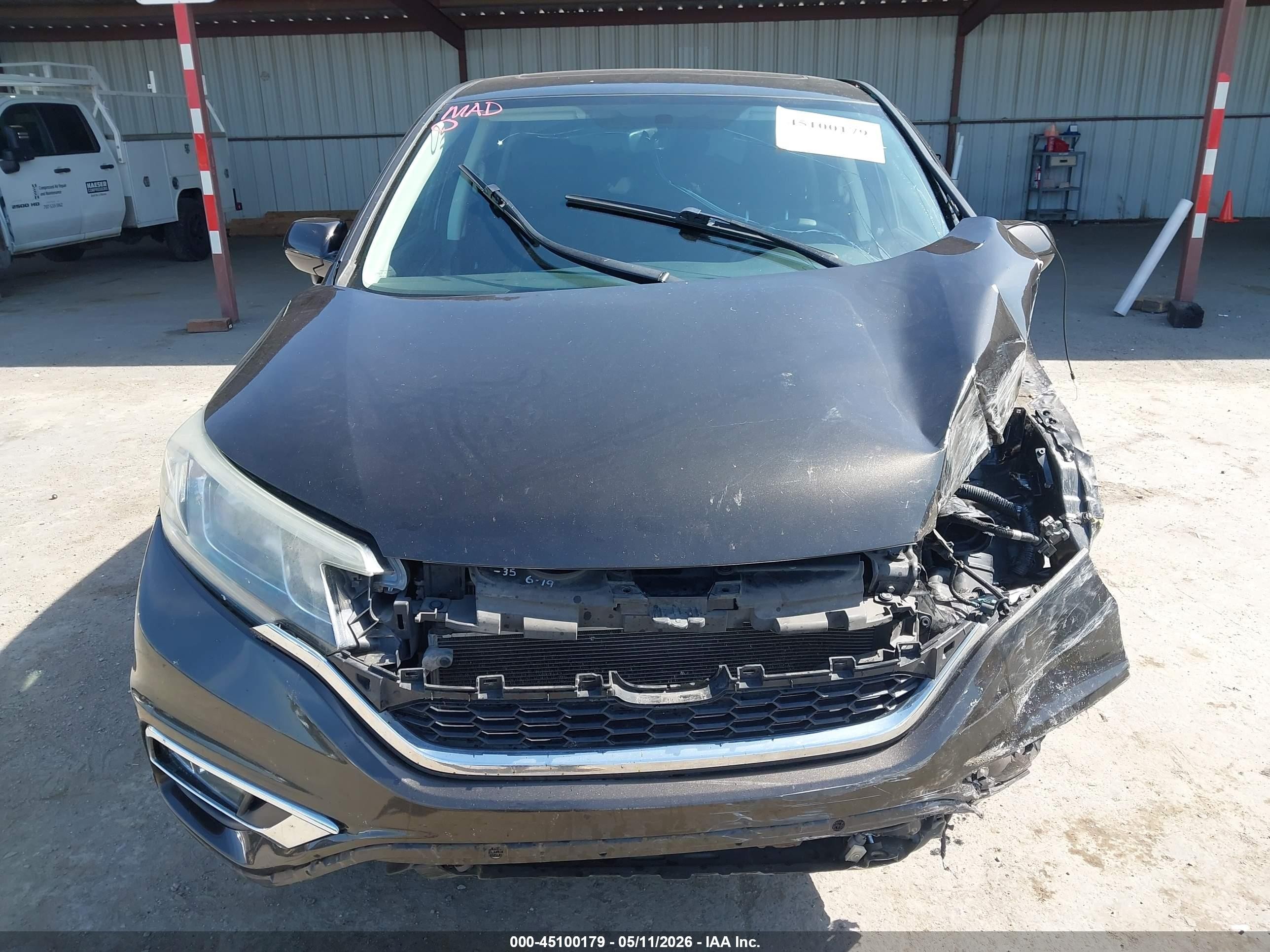 2015 Honda Cr-v Ex Коричневый vin: 5J6RM4H5XFL113927