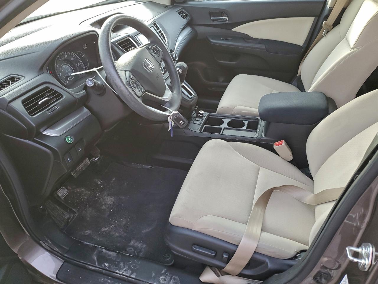 2015 Honda Cr-v Ex Tan vin: 5J6RM4H5XFL114396