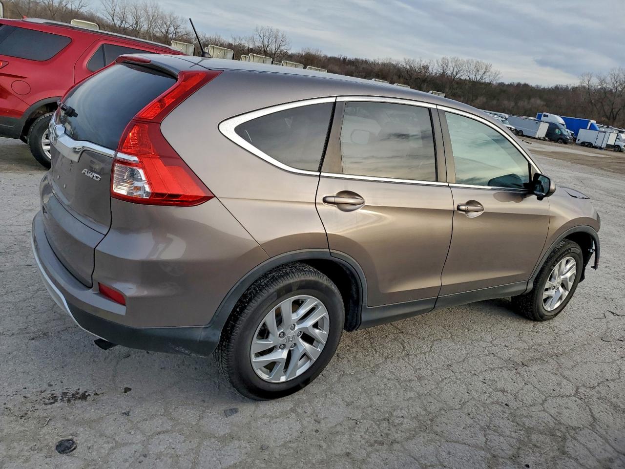 2015 Honda Cr-v Ex Tan vin: 5J6RM4H5XFL114396