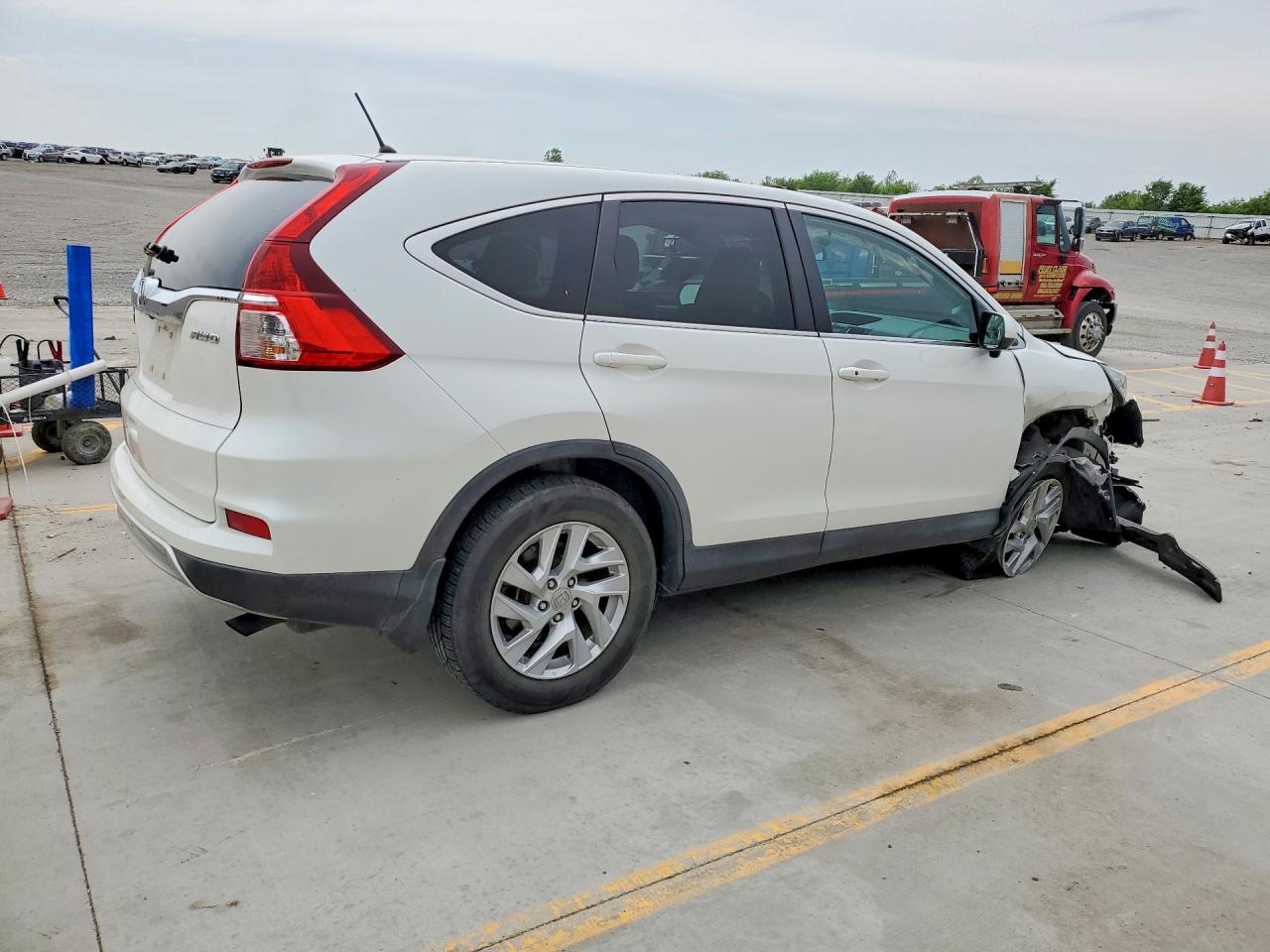 2016 Honda Cr-v Ex White vin: 5J6RM4H5XGL088738