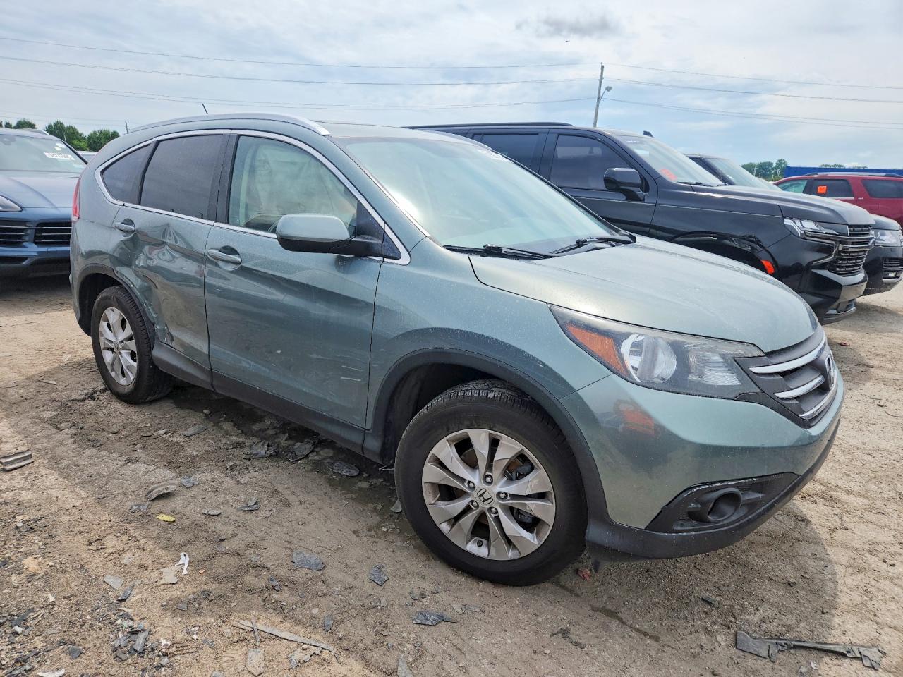 2012 Honda Cr-v Exl Turquoise vin: 5J6RM4H70CL005670
