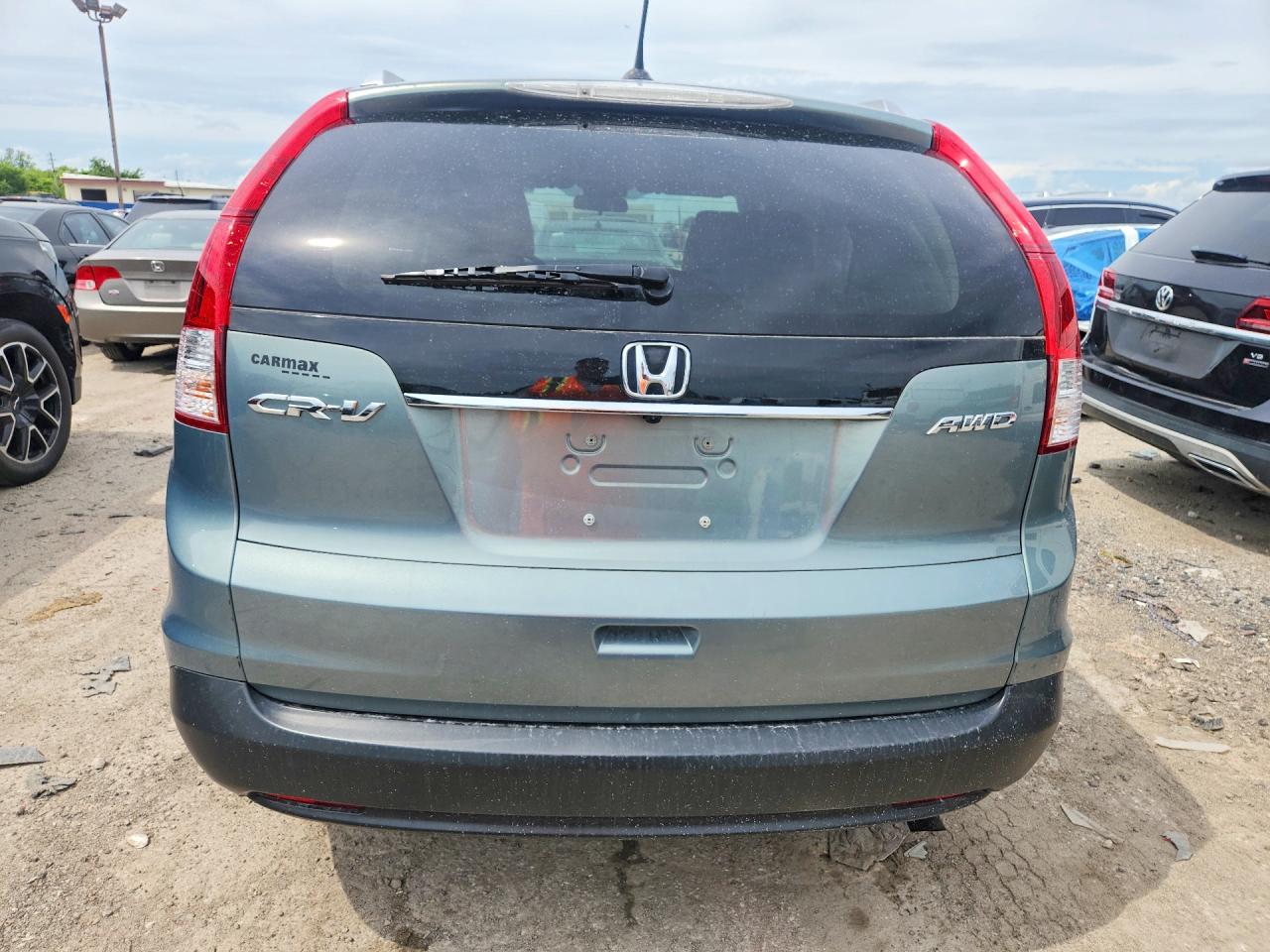 2012 Honda Cr-v Exl Turquoise vin: 5J6RM4H70CL005670