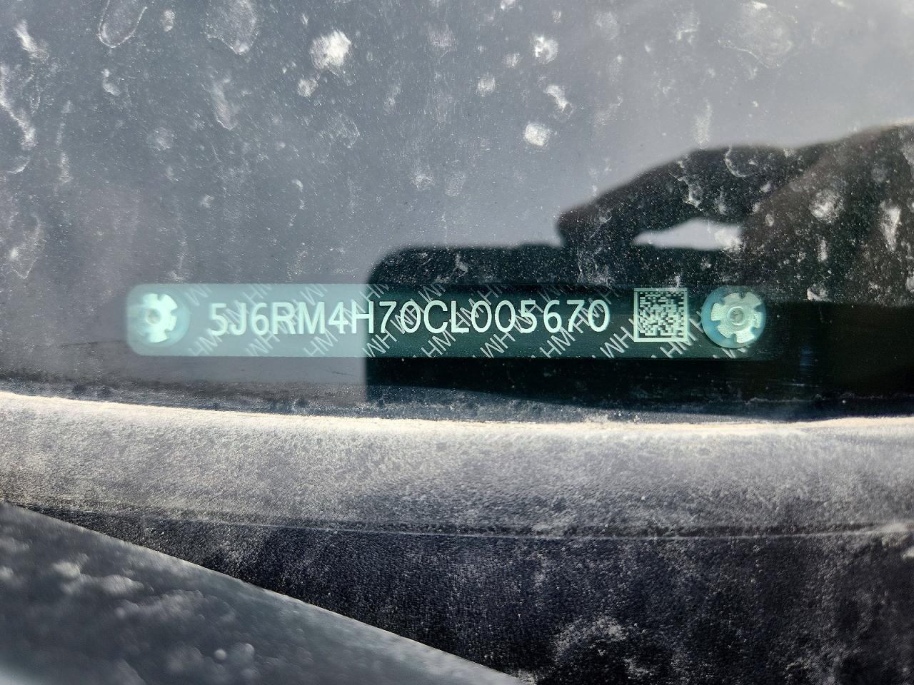 2012 Honda Cr-v Exl Turquoise vin: 5J6RM4H70CL005670