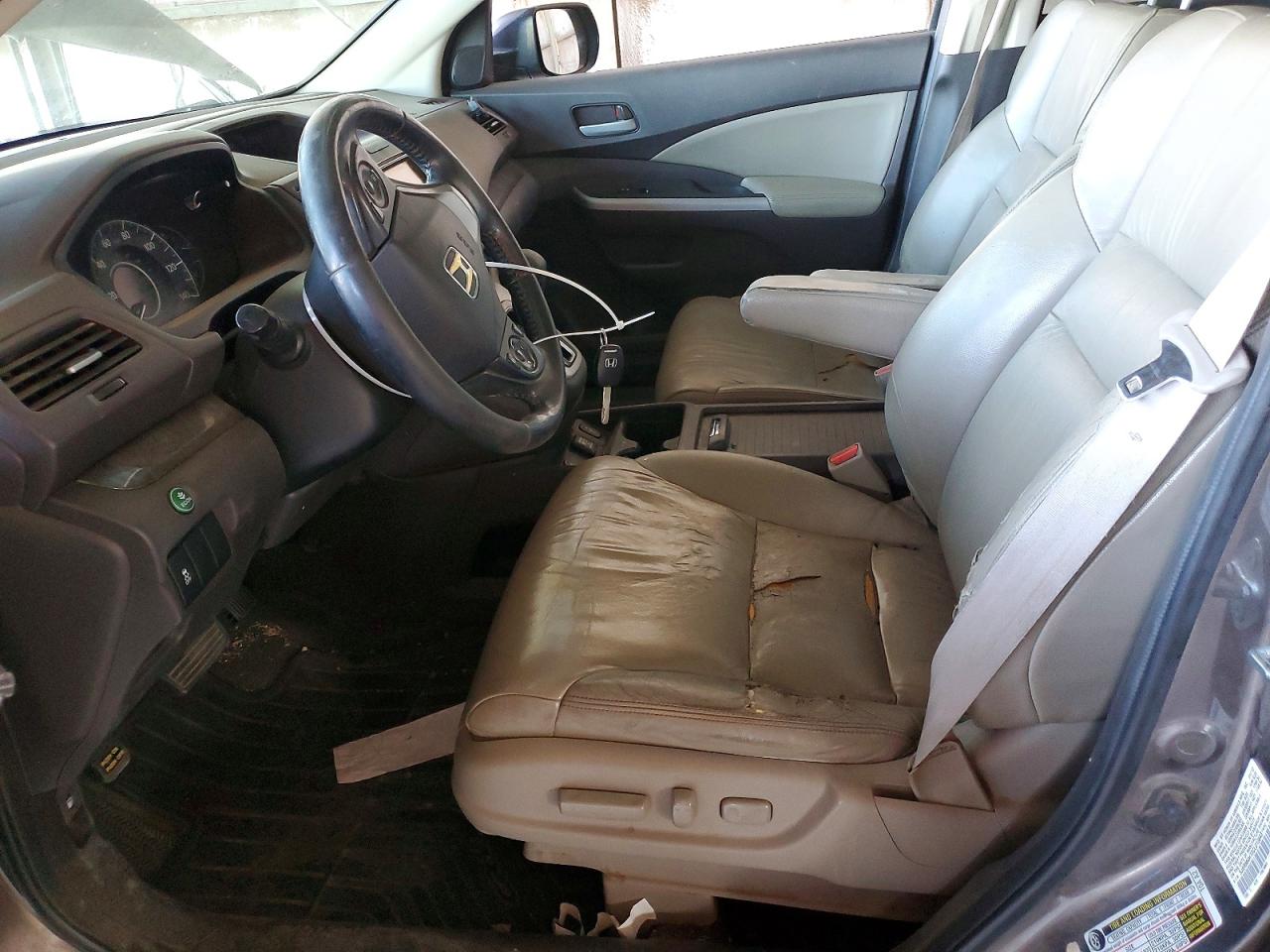 2012 Honda Cr-v Exl Gray vin: 5J6RM4H70CL010643